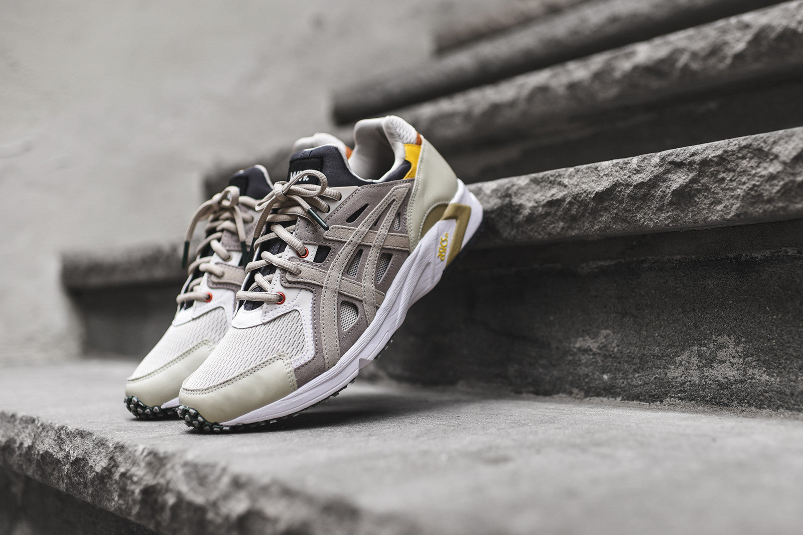 Asics x Wood Wood Gel DS Trainer - Moonrock / Feather
