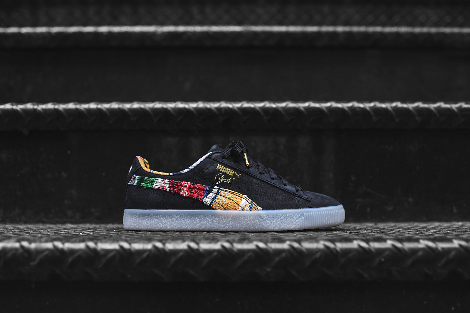 Puma x Coogi Clyde FS - Black / Team Gold