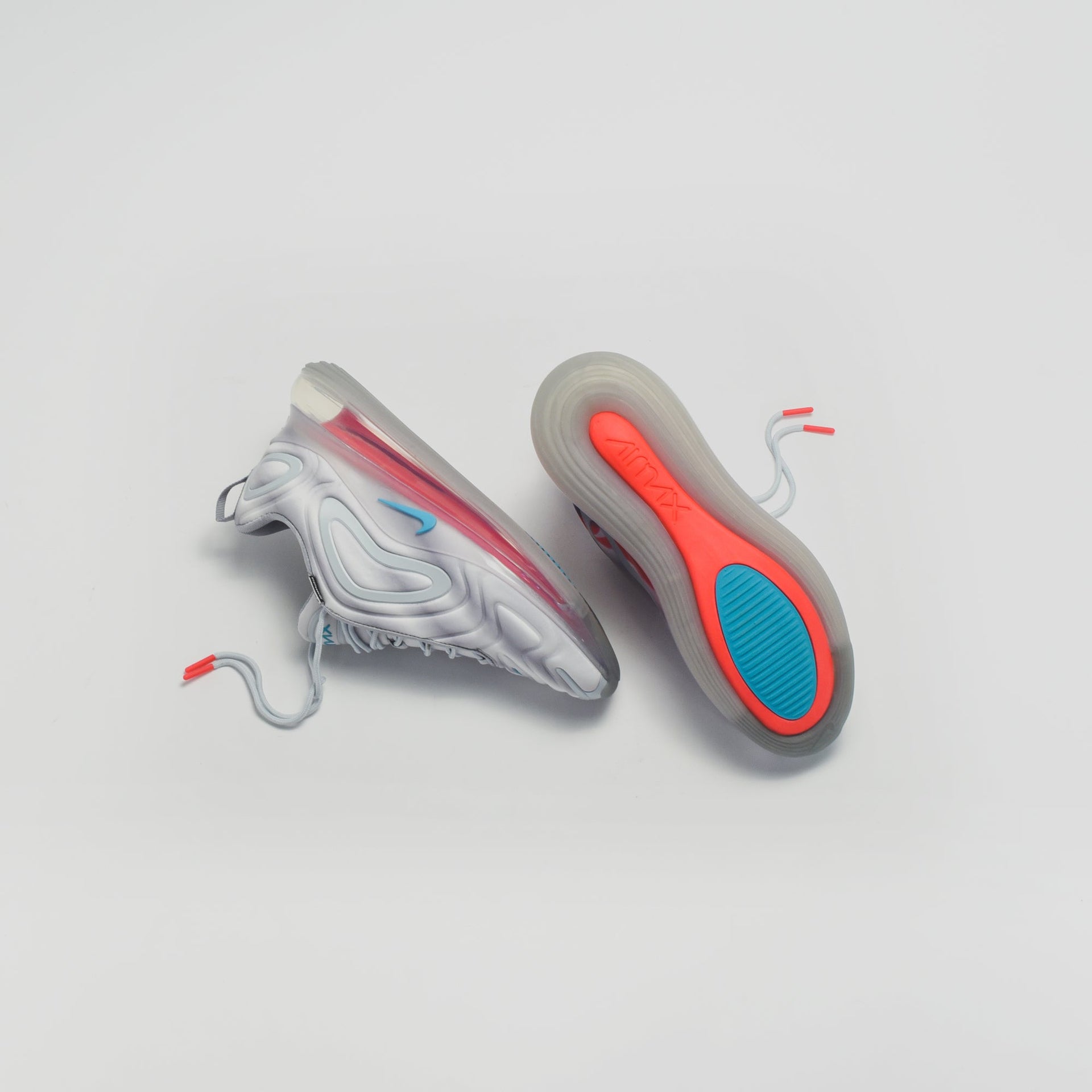 Nike Air Max 720 - Wolf Grey / Teal Nebula / Red Orbit / White