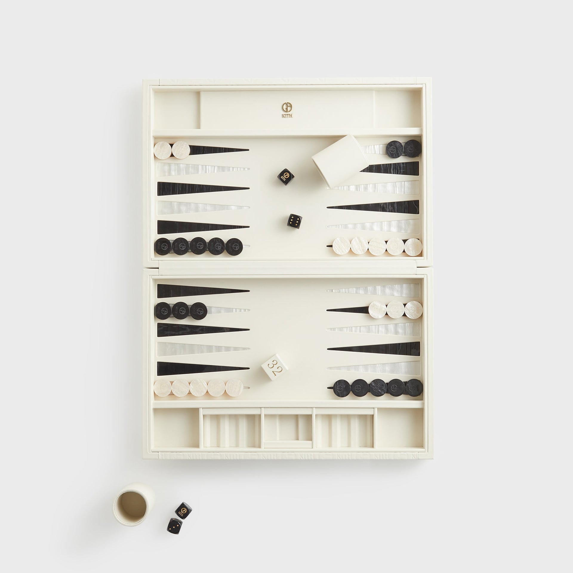 Giorgio Armani & Kith Backgammon Set - Tofu