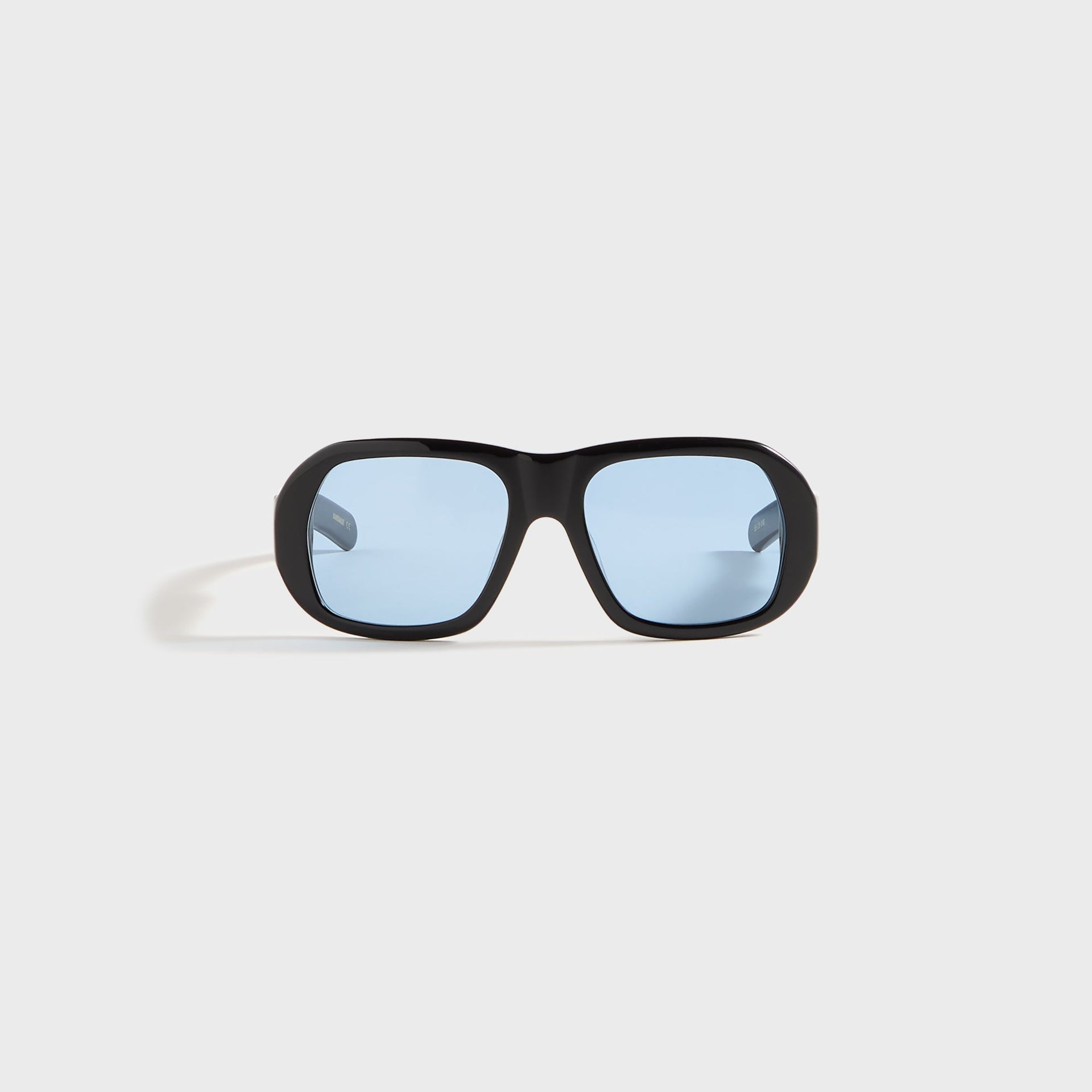 Flatlist Ford in Solid Black / Solid Blue Lens