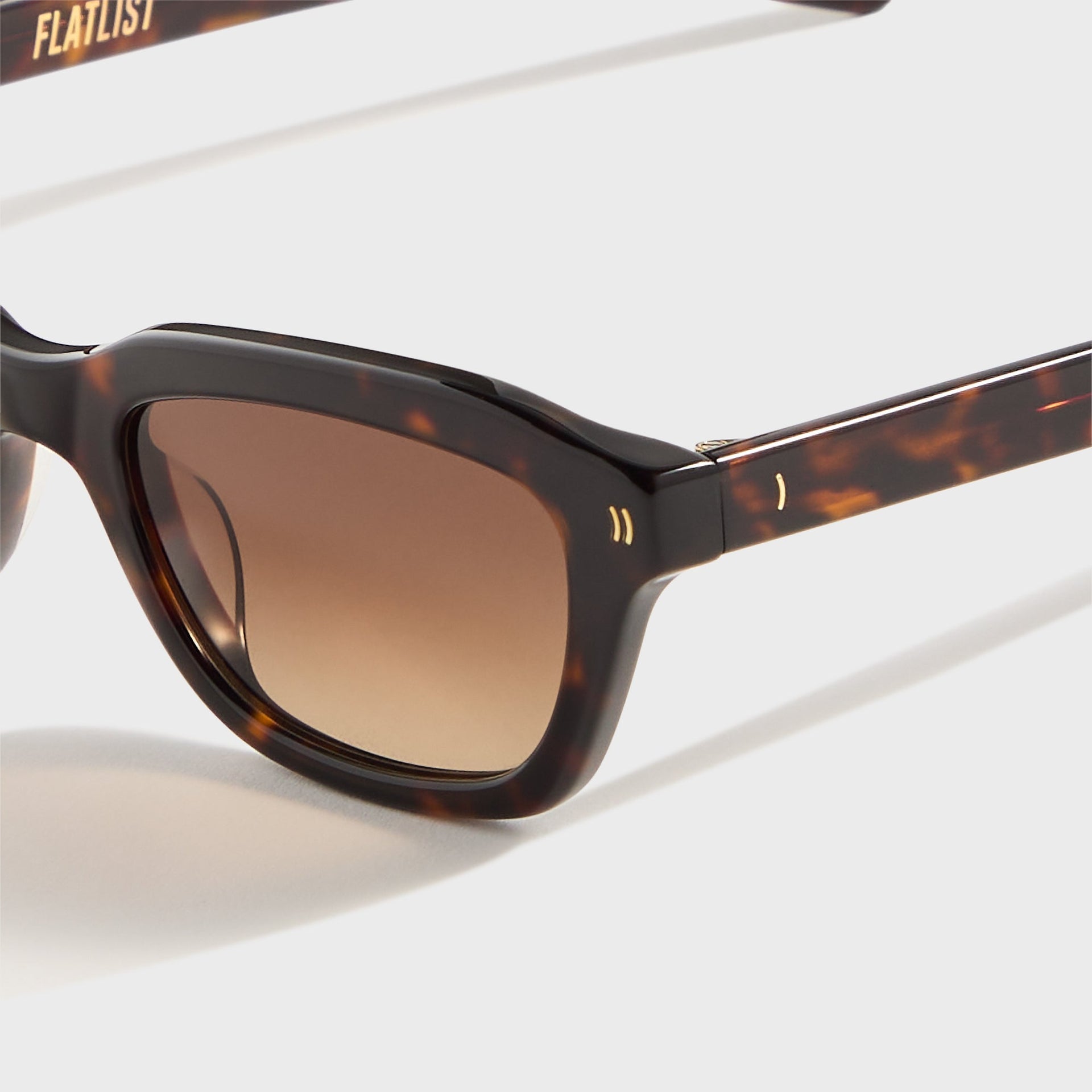 Flatlist Clint in Dark Tortoise / Brown Gradient Lens