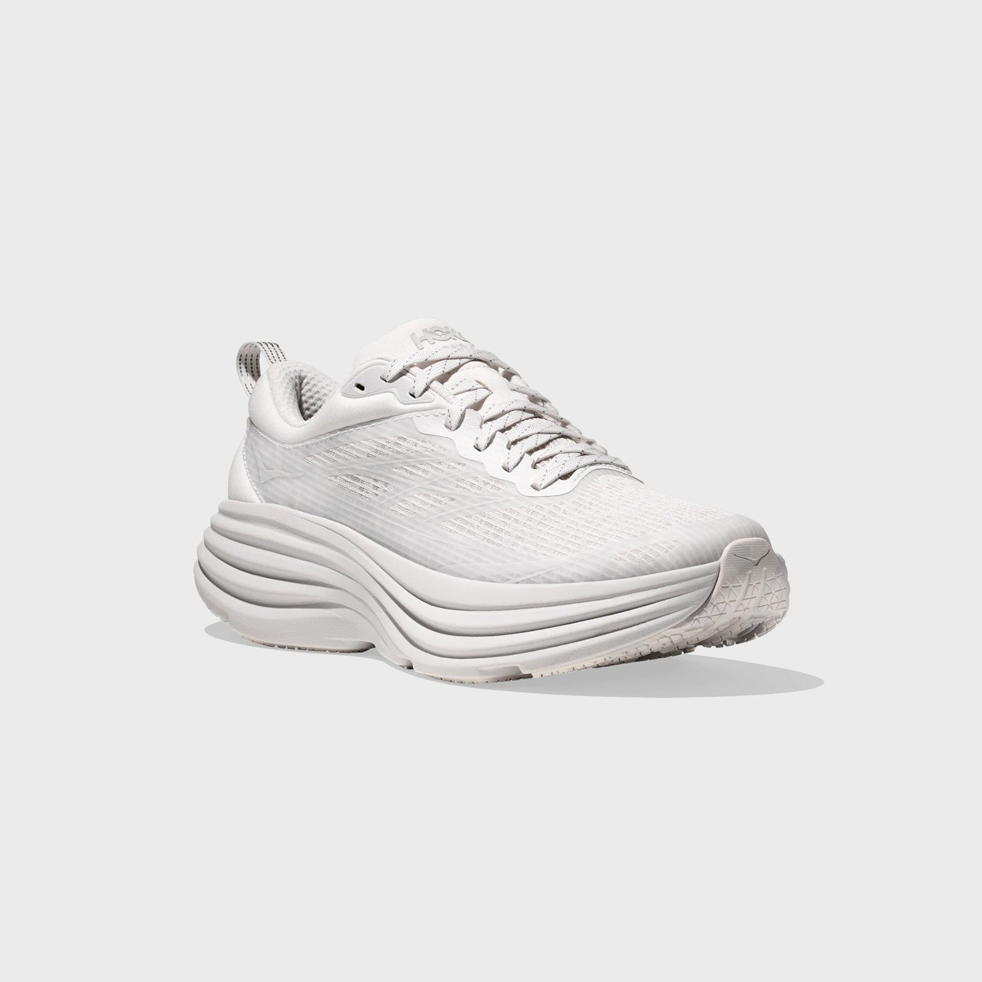 HOKA Bondi 8 Ts - Caged White / Cosmic Grey
