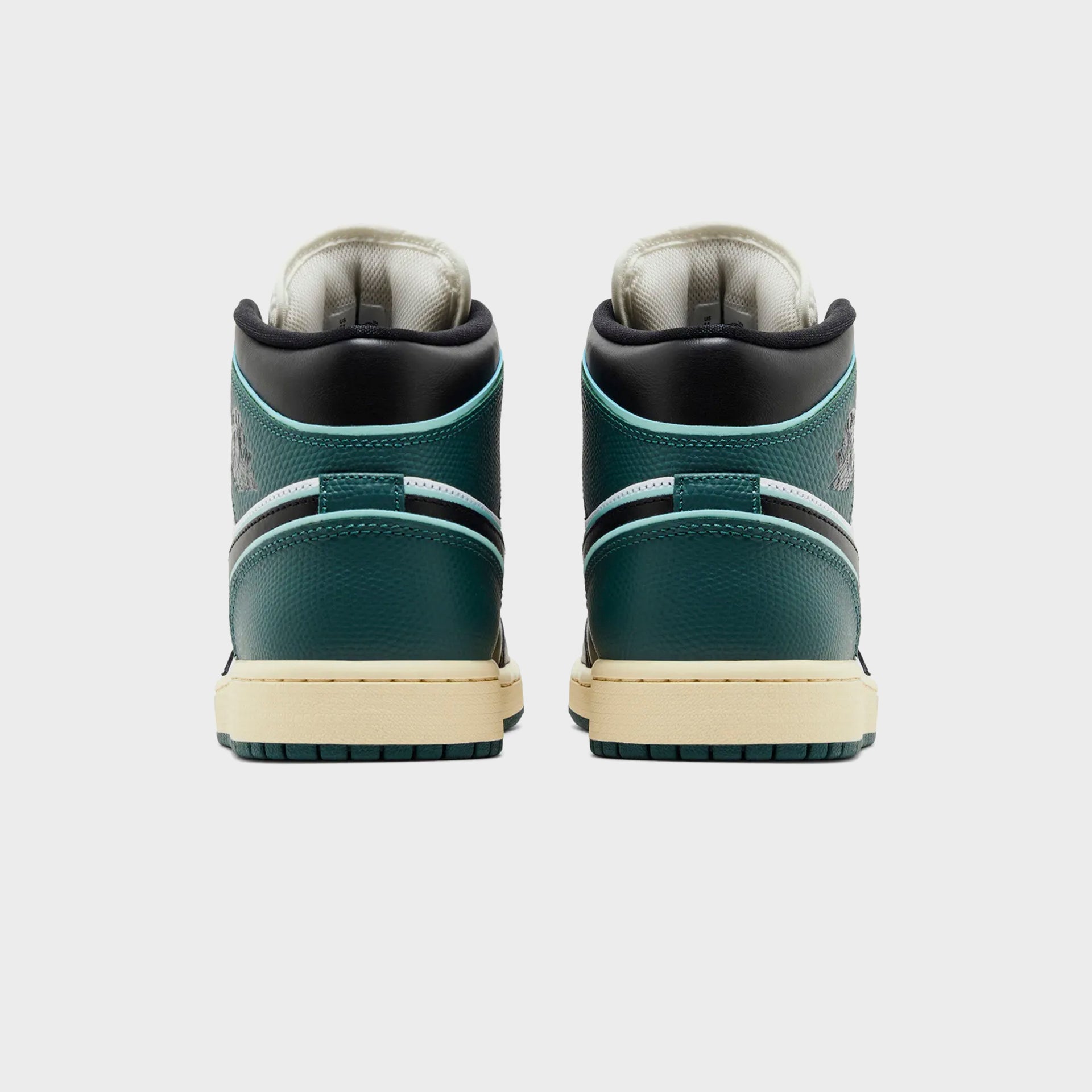 Nike WWNS Air Jordan 1 Mid SE - White / Light Dew / Oxidised Green / Black