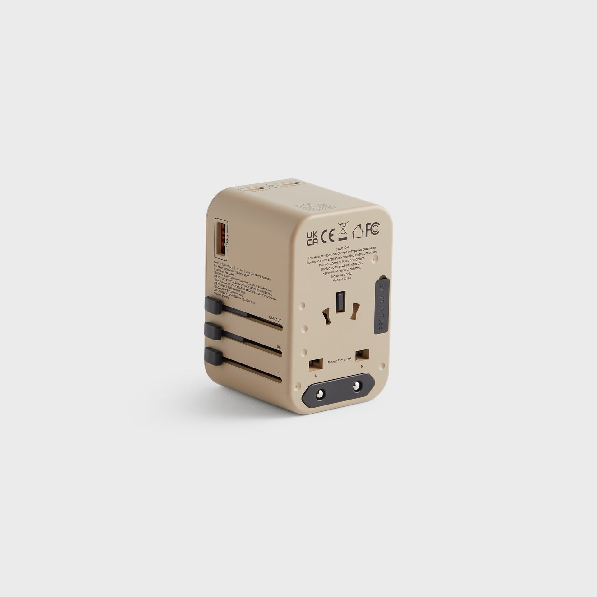 Kith for TUMI 65W Universal Power Adapter - Quicksand