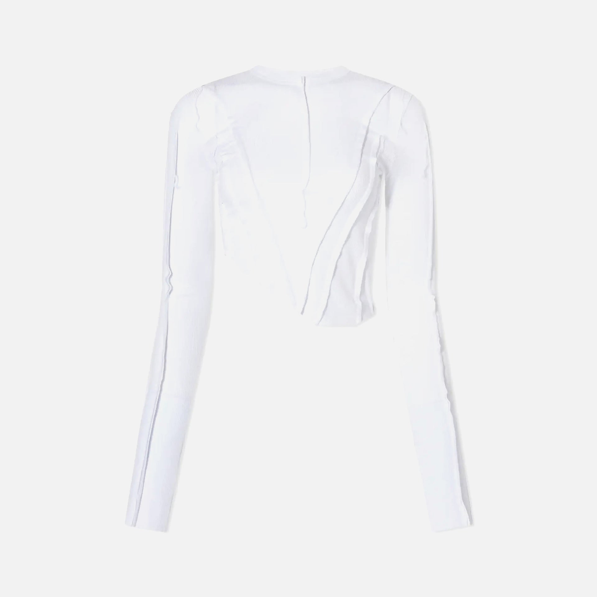 Sami Miro Vintage Asymmetric Long Sleeve Tee - White