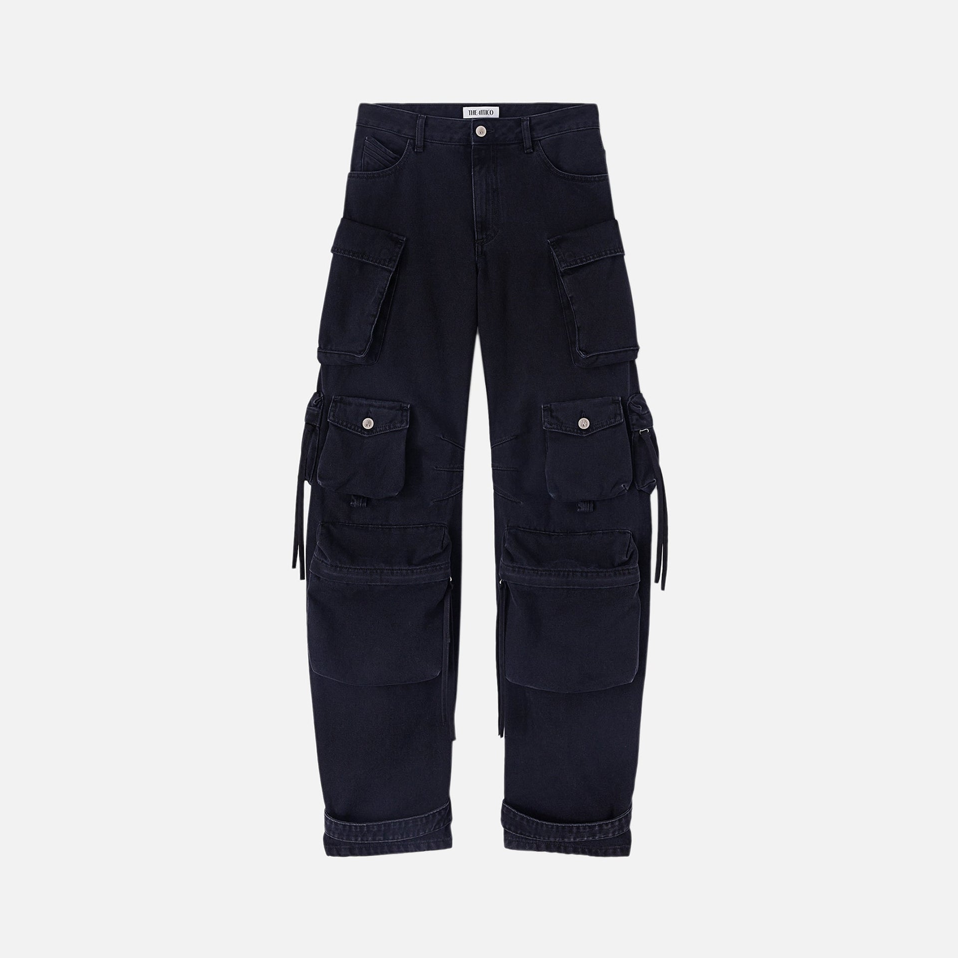 The Attico Fern Long Pants - Black