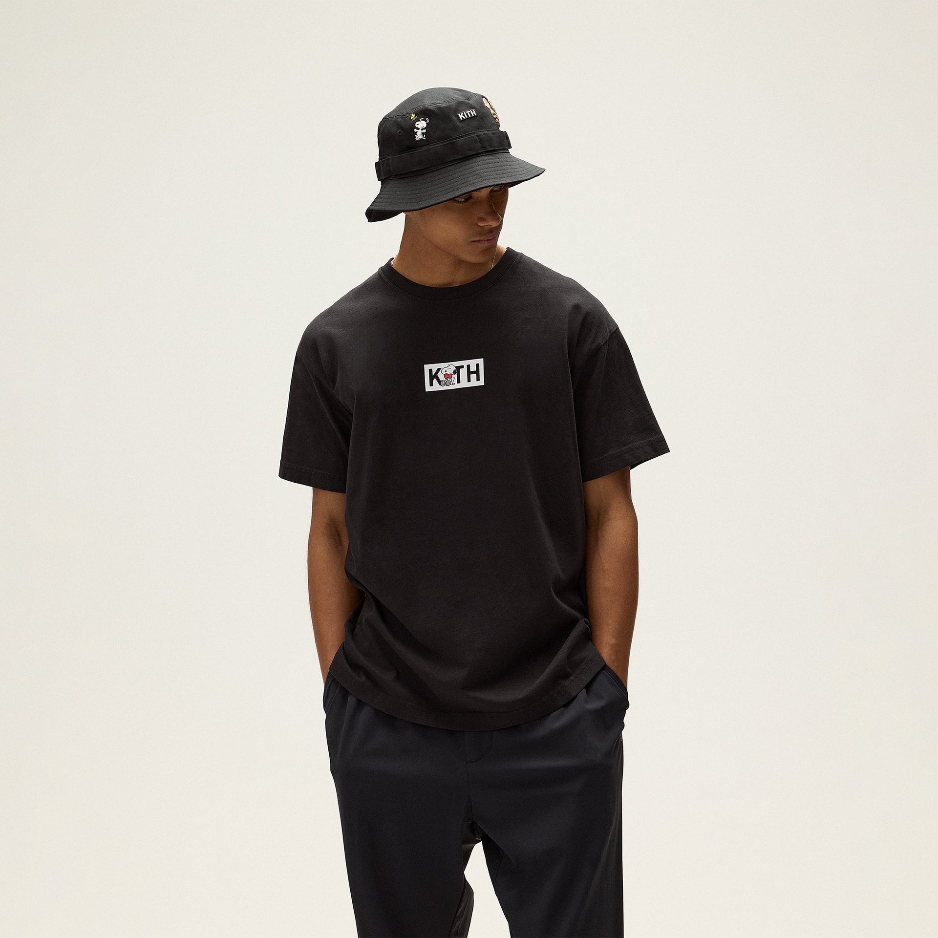 Kith for Peanuts 75 Clemens Bucket Hat - Black