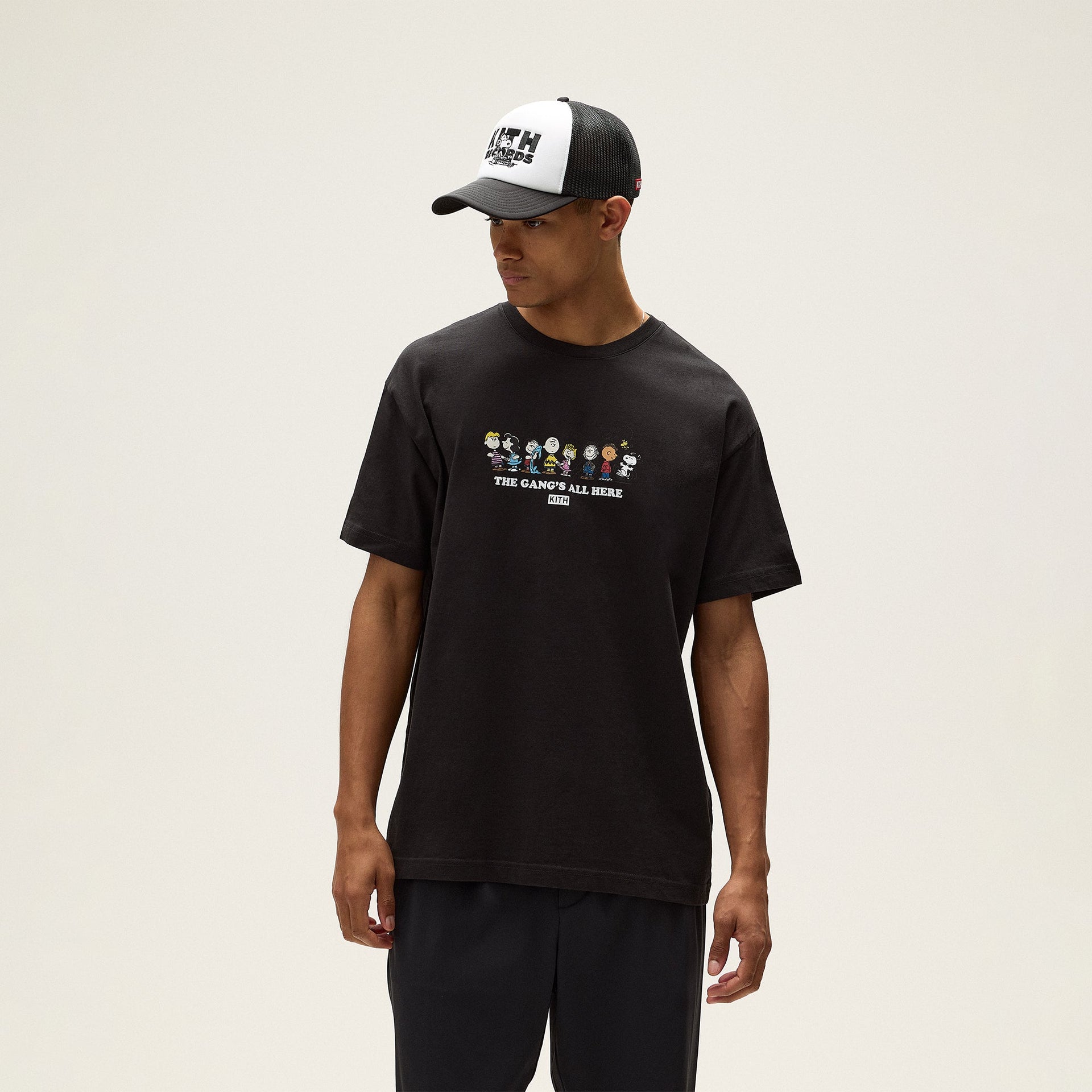 Kith for Peanuts Gang's All Here Tee - Black