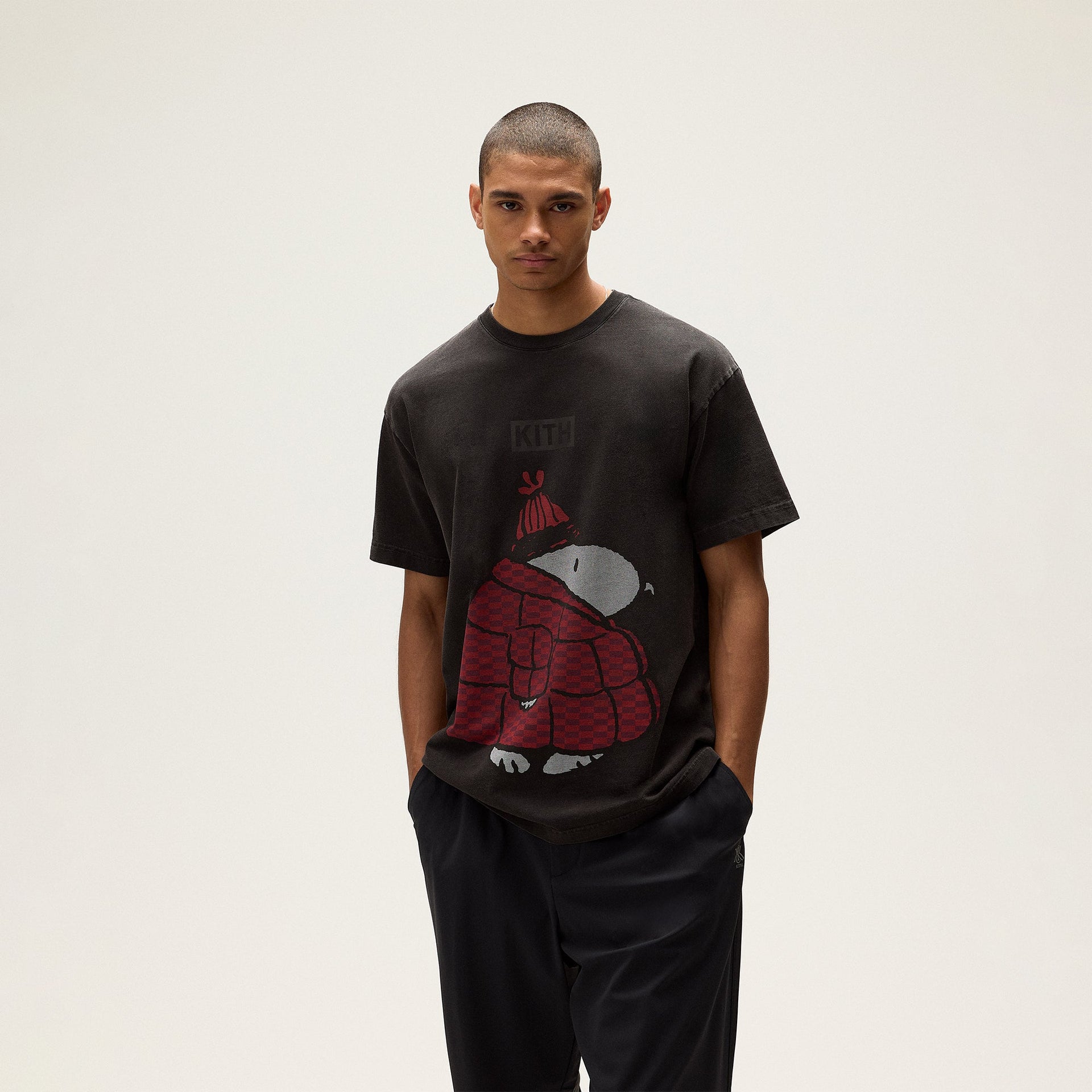 Kith for Peanuts Puffer Vintage Tee - Black