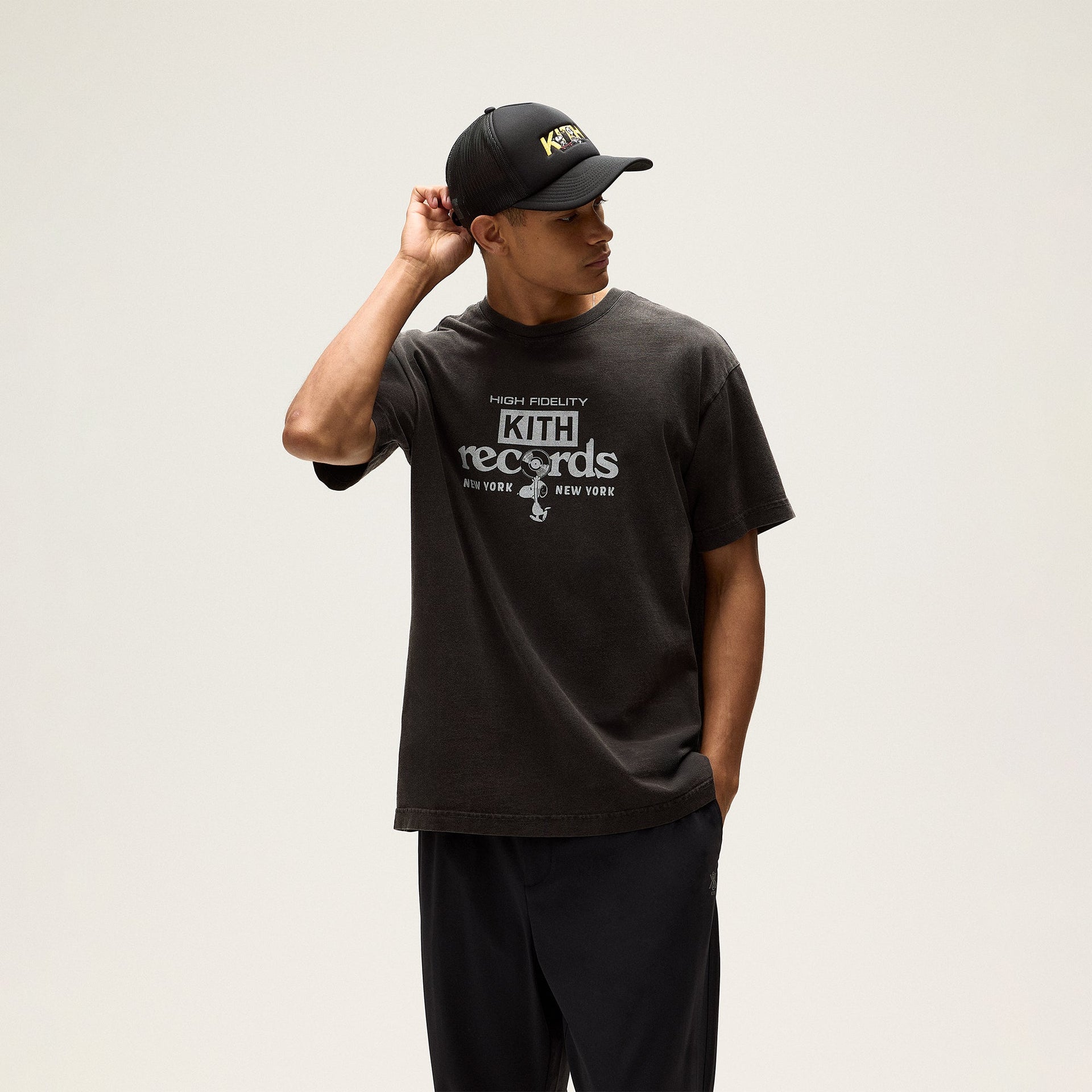 Kith for Peanuts High Fidelity Vintage Tee - Black