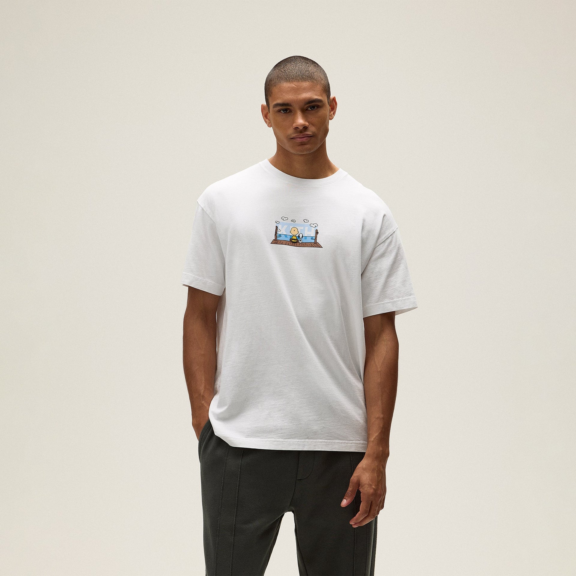Kith for Peanuts Ocean View Classic Logo Tee - White