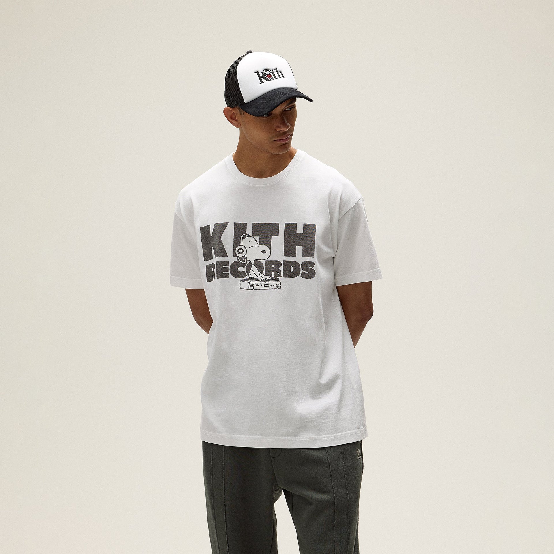 Kith for Peanuts Kith Records Vintage Tee - White