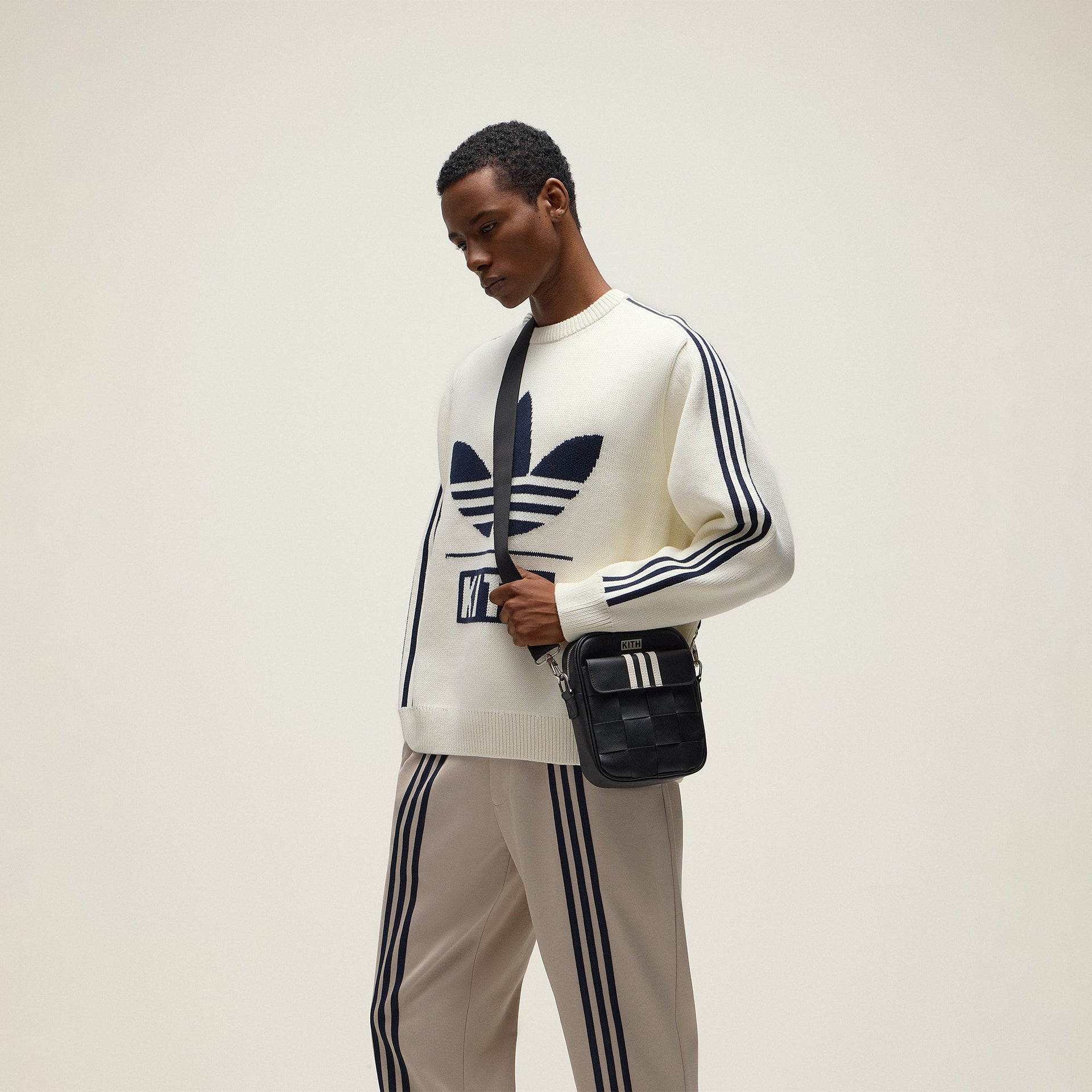 Kith for adidas Football Leather Crossbody in Black