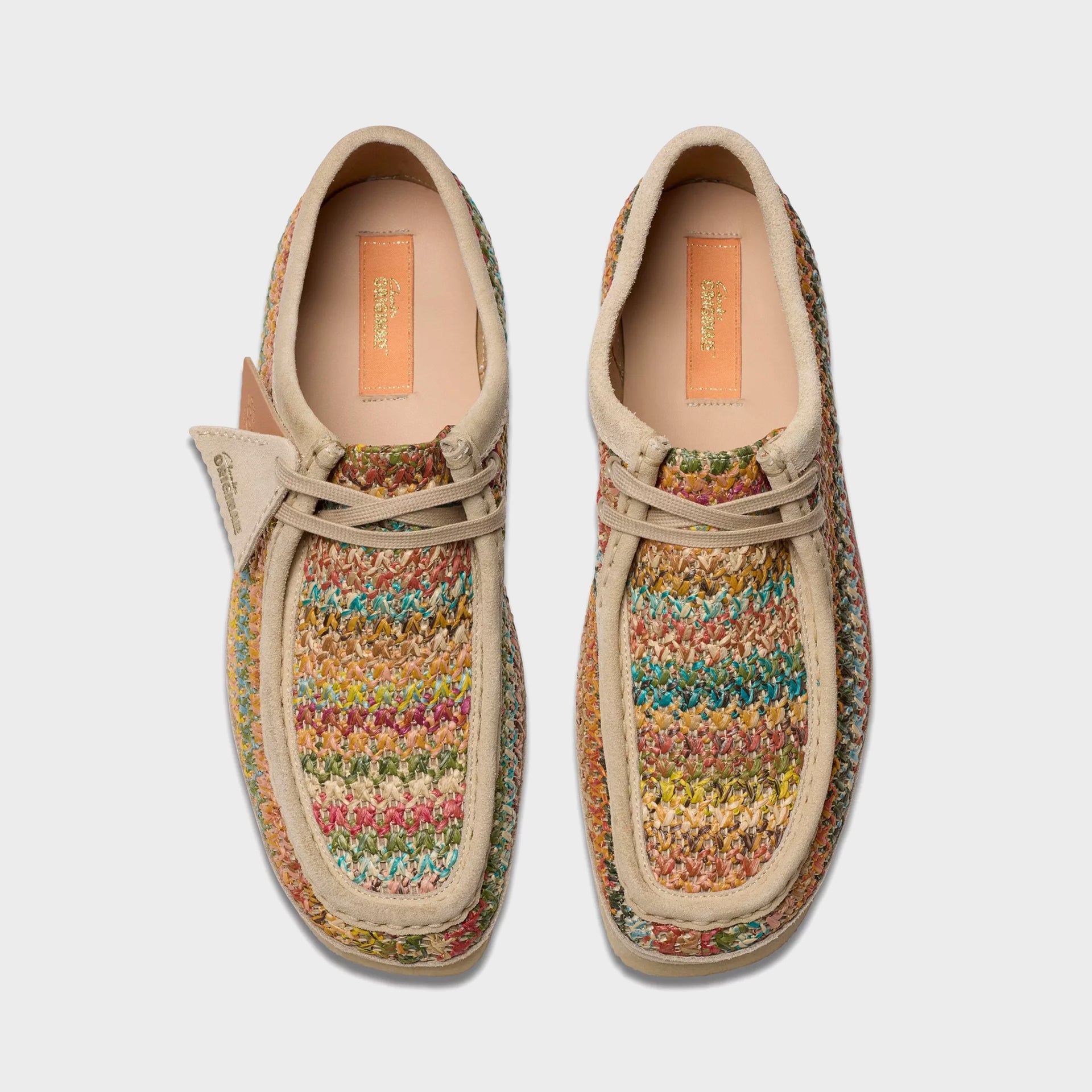 Clarks Wallabee Raffia - Multicolour
