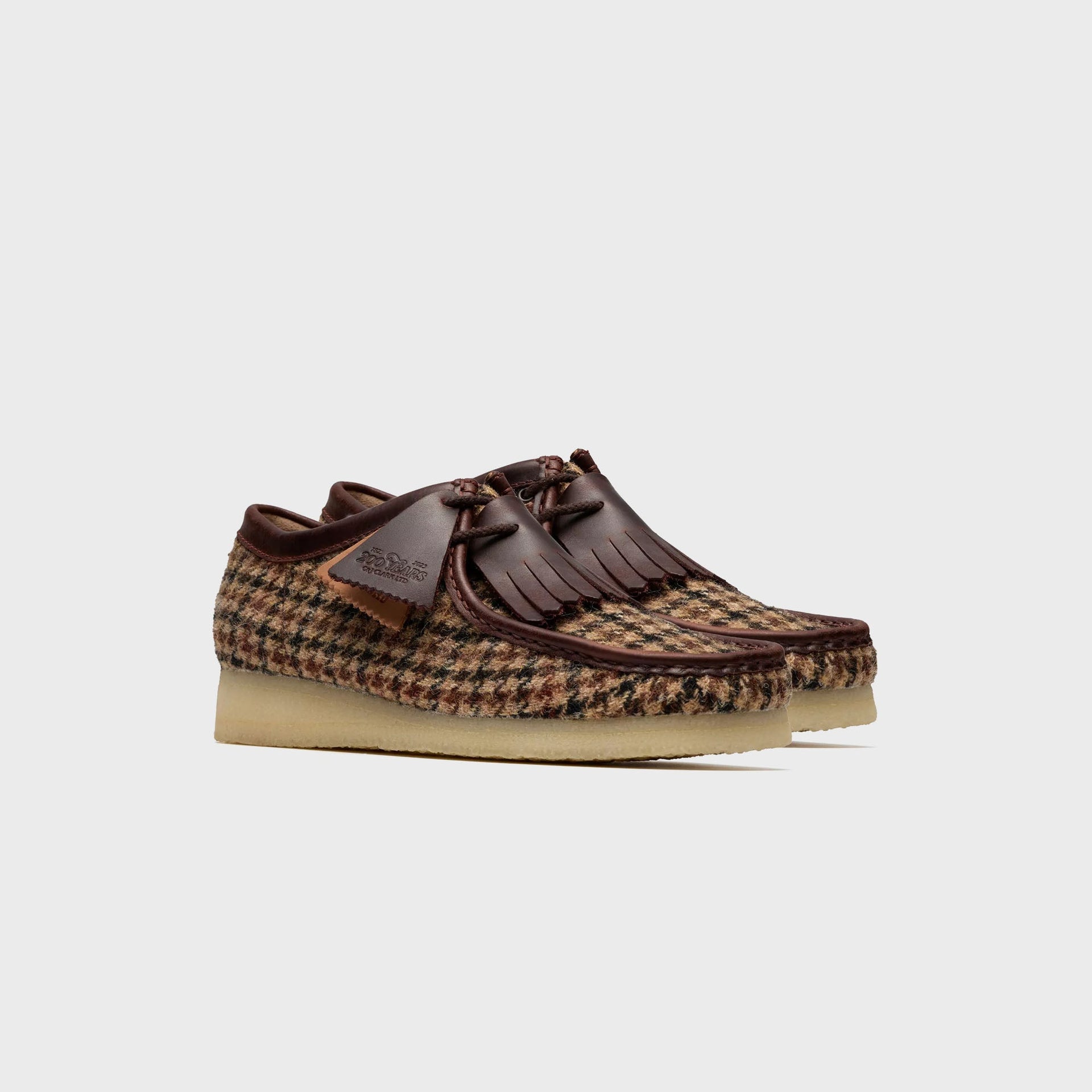 Clarks Wallabee - Brown Tweed Combination