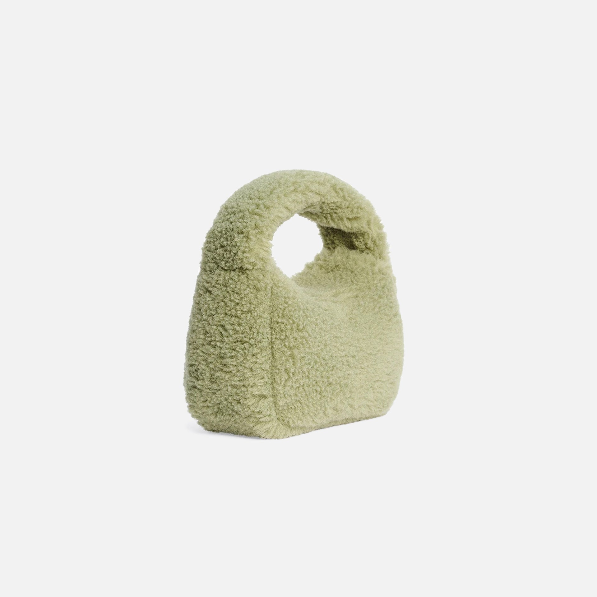 Stand Studio Minnie Fur Bag - Sage Green