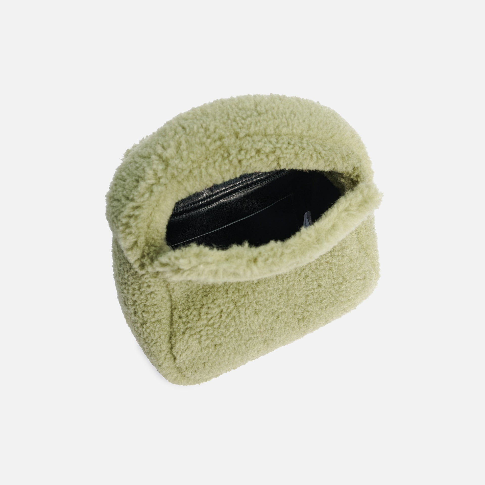 Stand Studio Minnie Fur Bag - Sage Green