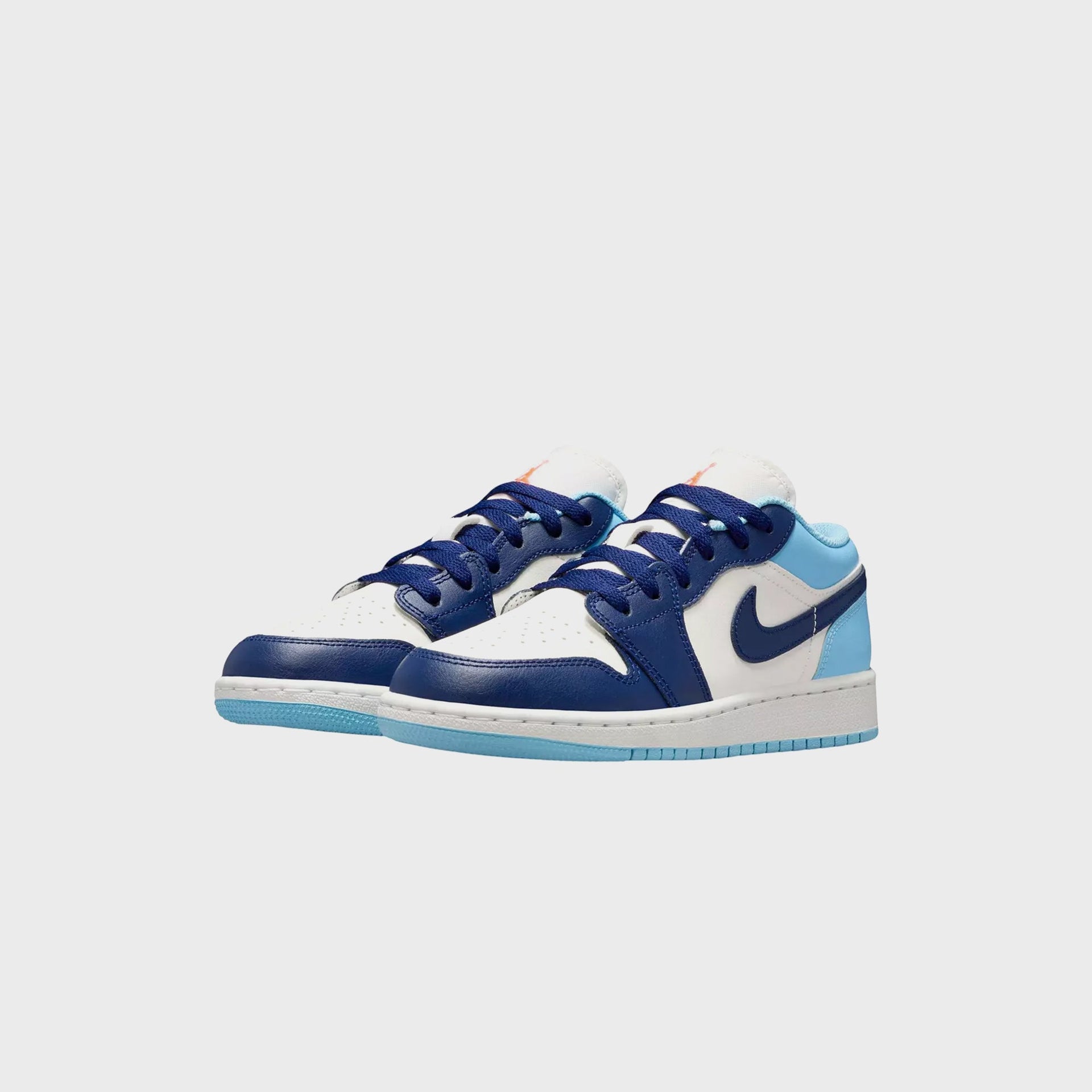 Jordan GS Air Jordan 1 Low - Sail / Blue Void / Blue Chill / Hot Lava