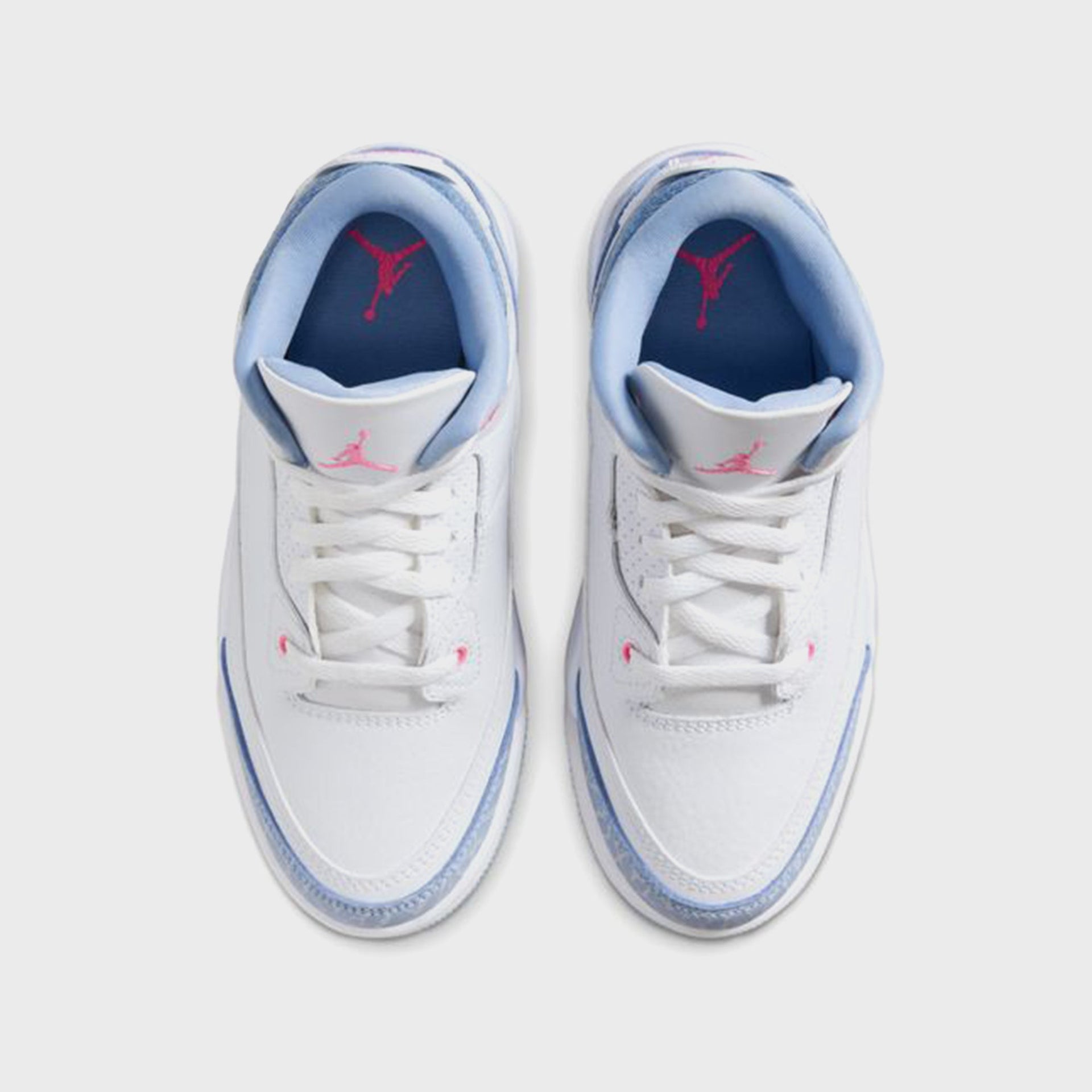 Nike Jordan PS Retro 3 - White / Cobalt Bliss / Football grey / Pink Glow