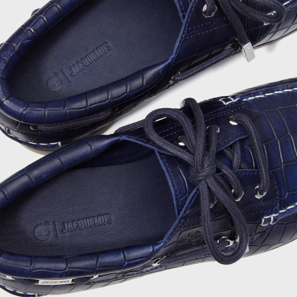 Timberland x Jacquemus 3-Eye Lug Boat Shoe - Black