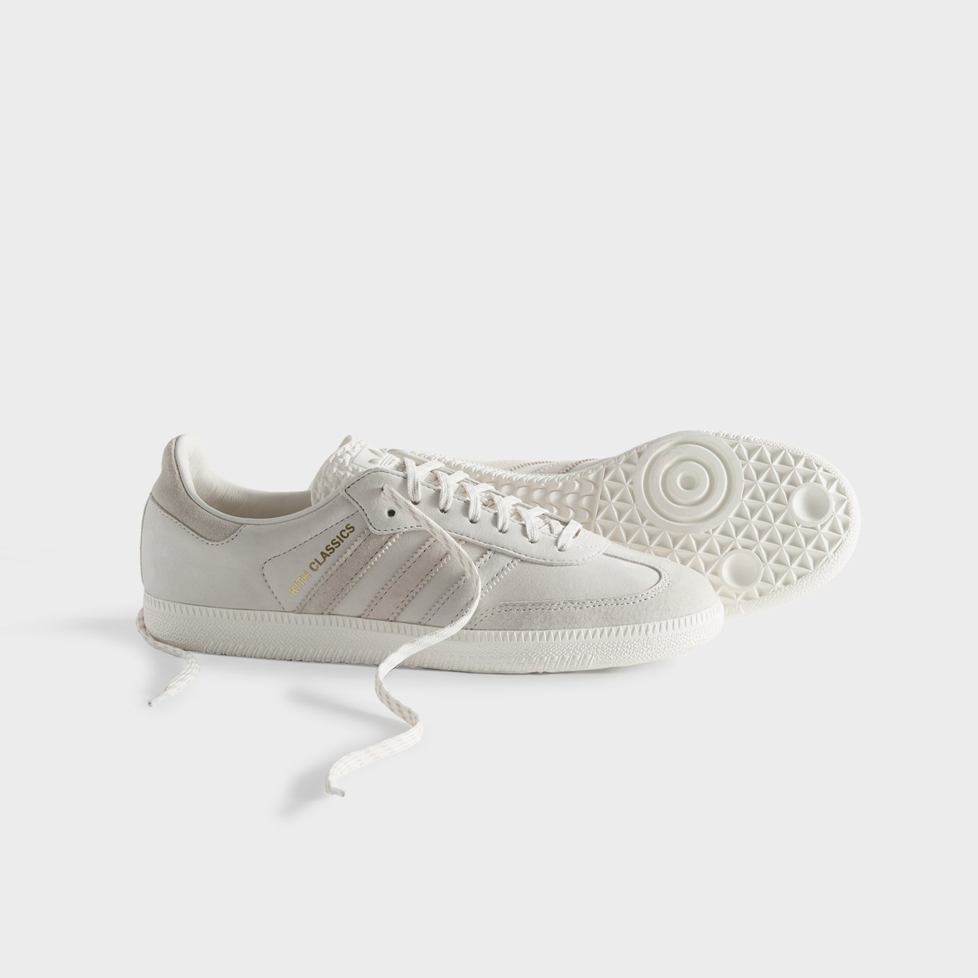 Kith Classics for adidas Originals Samba - Cloud White / Off White / Orbit Grey