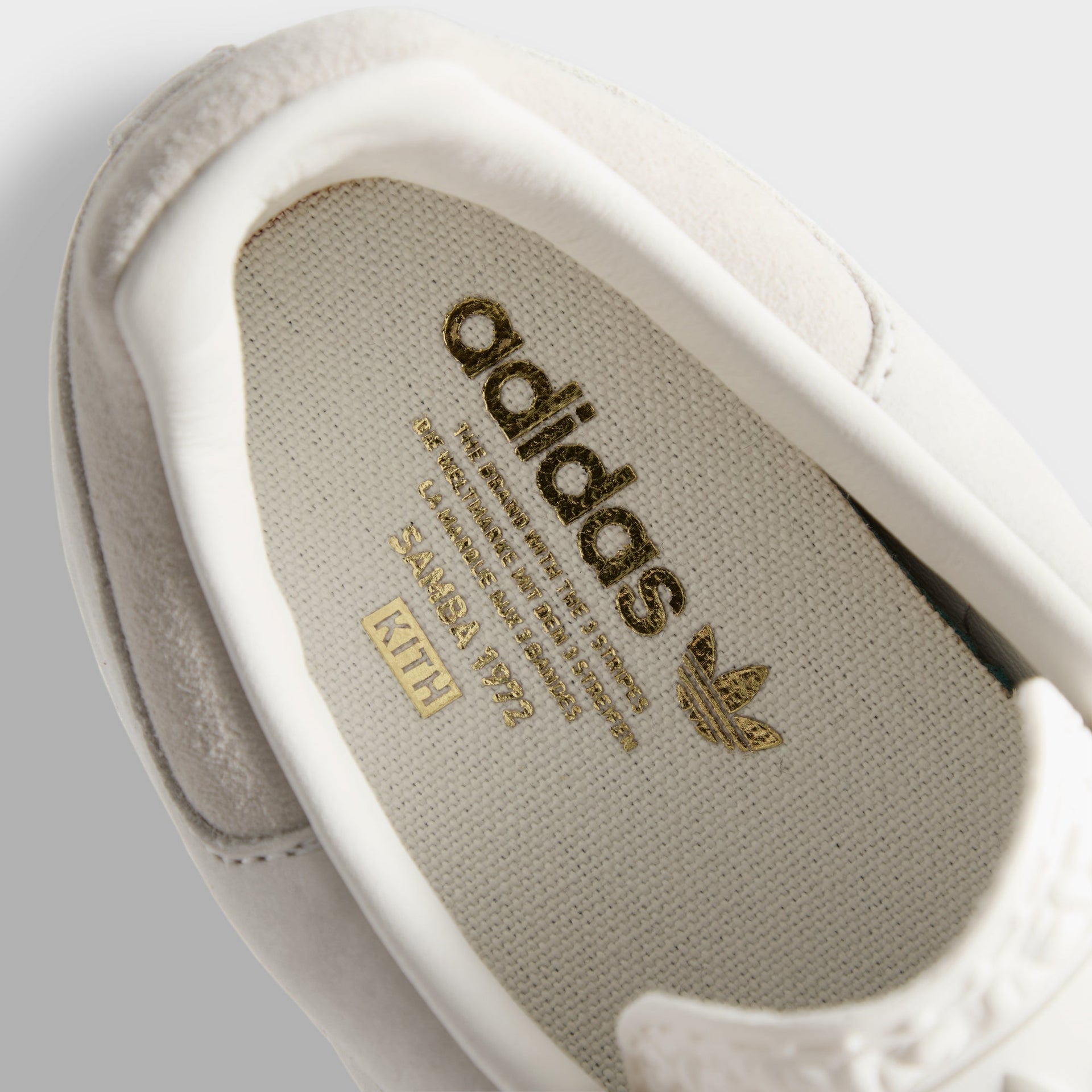 Kith Classics for adidas Originals Samba - Cloud White / Off White / Orbit Grey