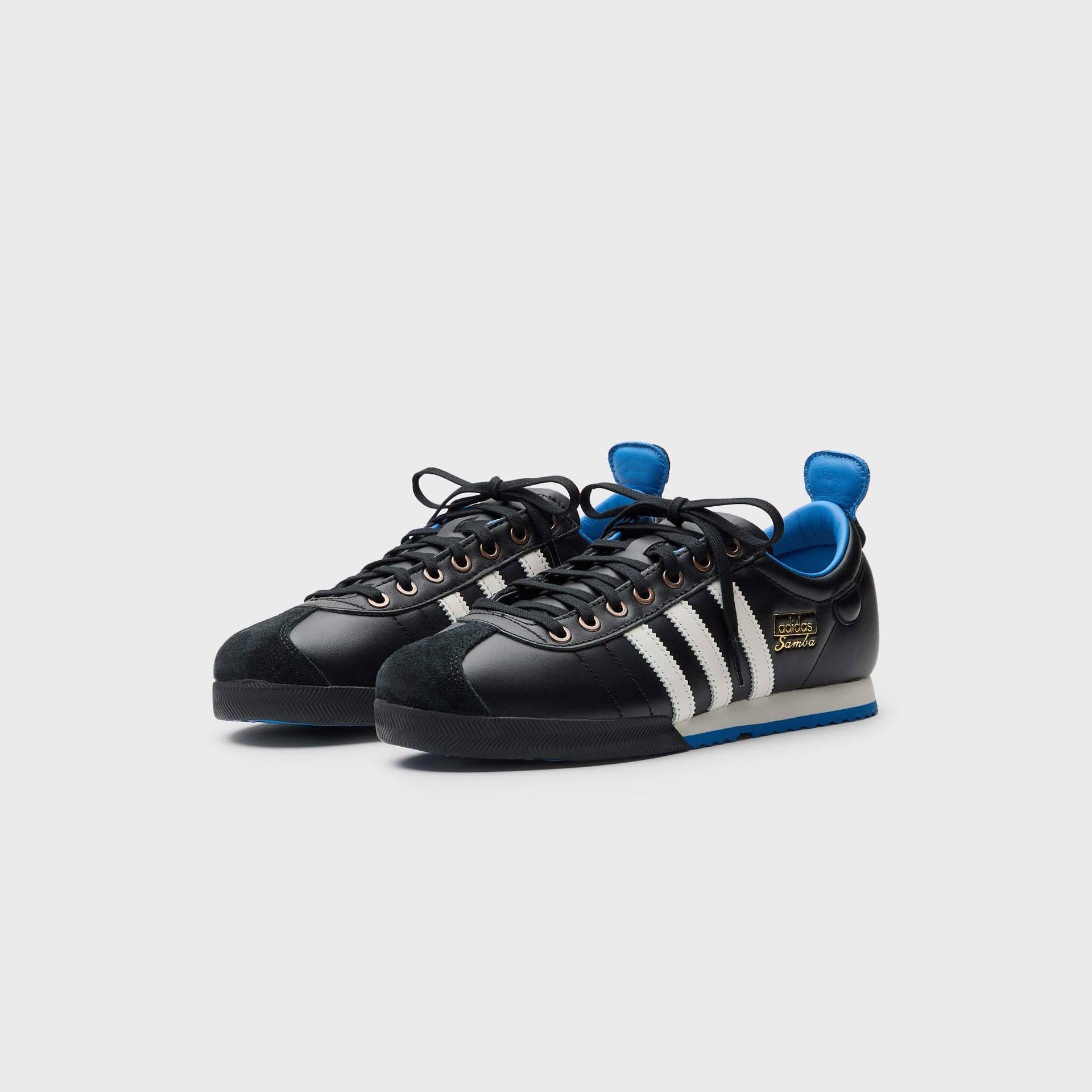 adidas Samba 62 - Core Black / Cloud White / Blue Bird