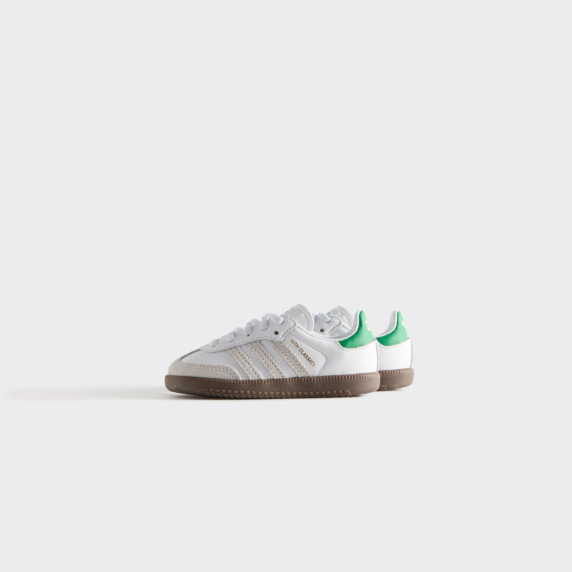 Kith Kids Classics for adidas Originals TD Samba - White / Fairway Green