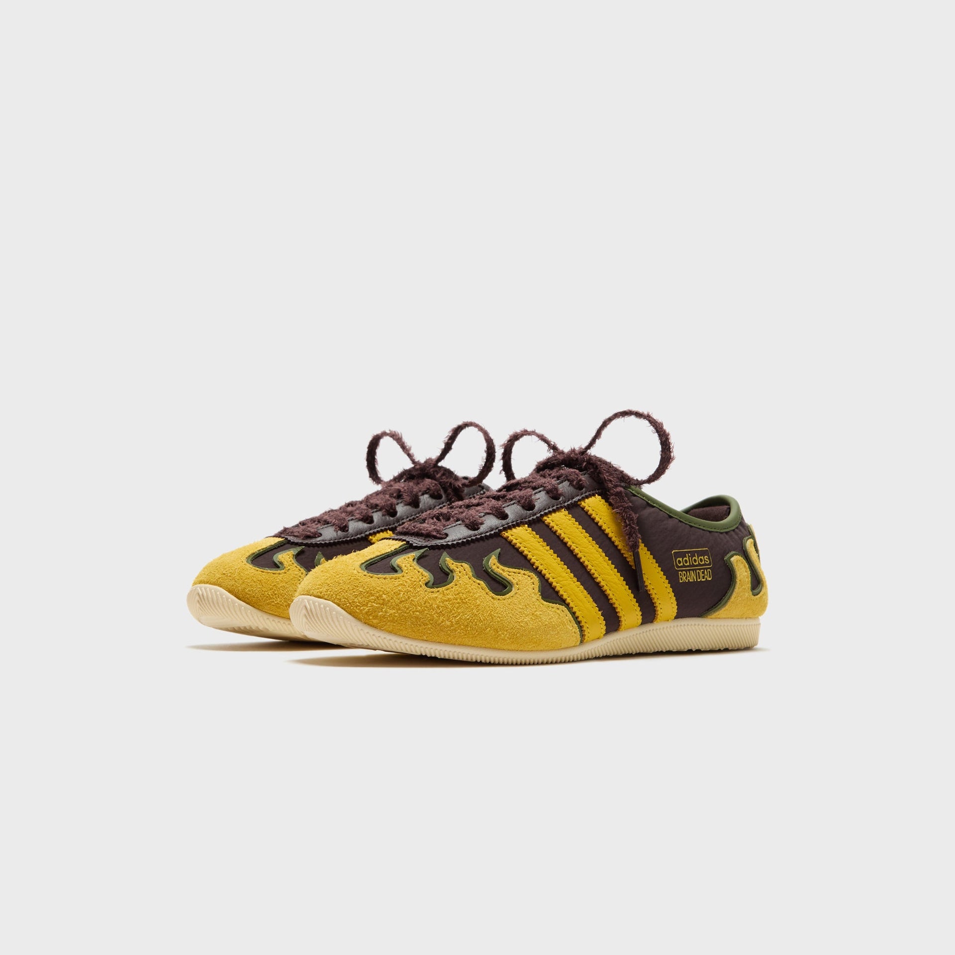 adidas x Brain Dead Japan Lo Shadow - Brown / Hazy Yellow / Off White