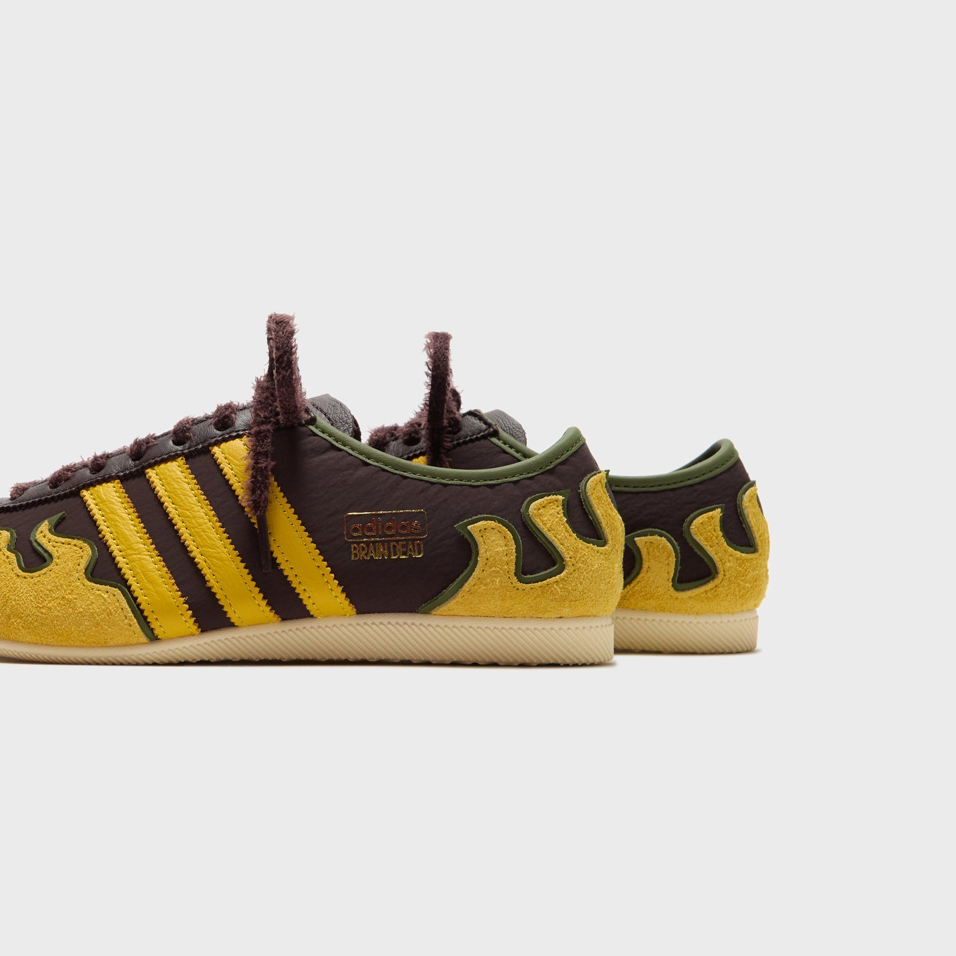adidas x Brain Dead Japan Lo Shadow - Brown / Hazy Yellow / Off White