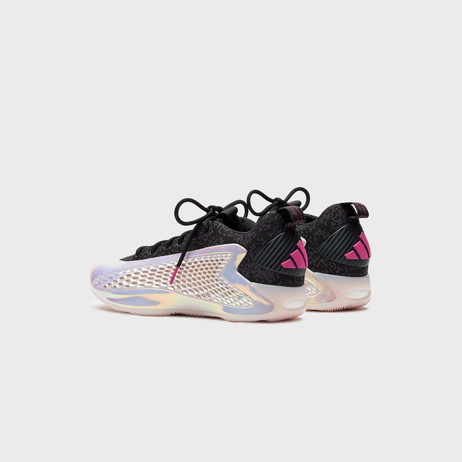 adidas Anthony Edwards 1 Low - Black / Almost Pink / Lucid Fuchsia