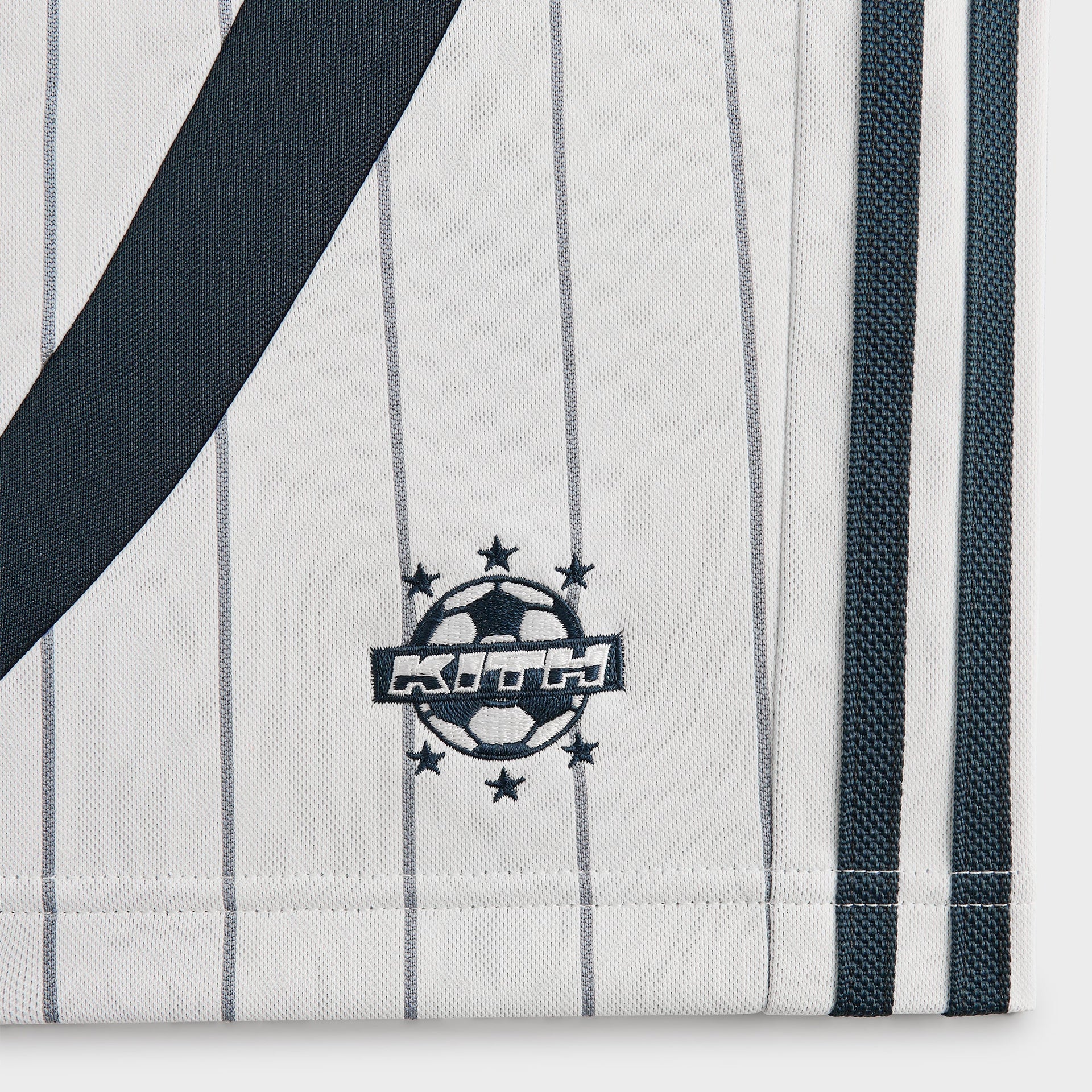 Kith for adidas Football Pinstripe Short - White