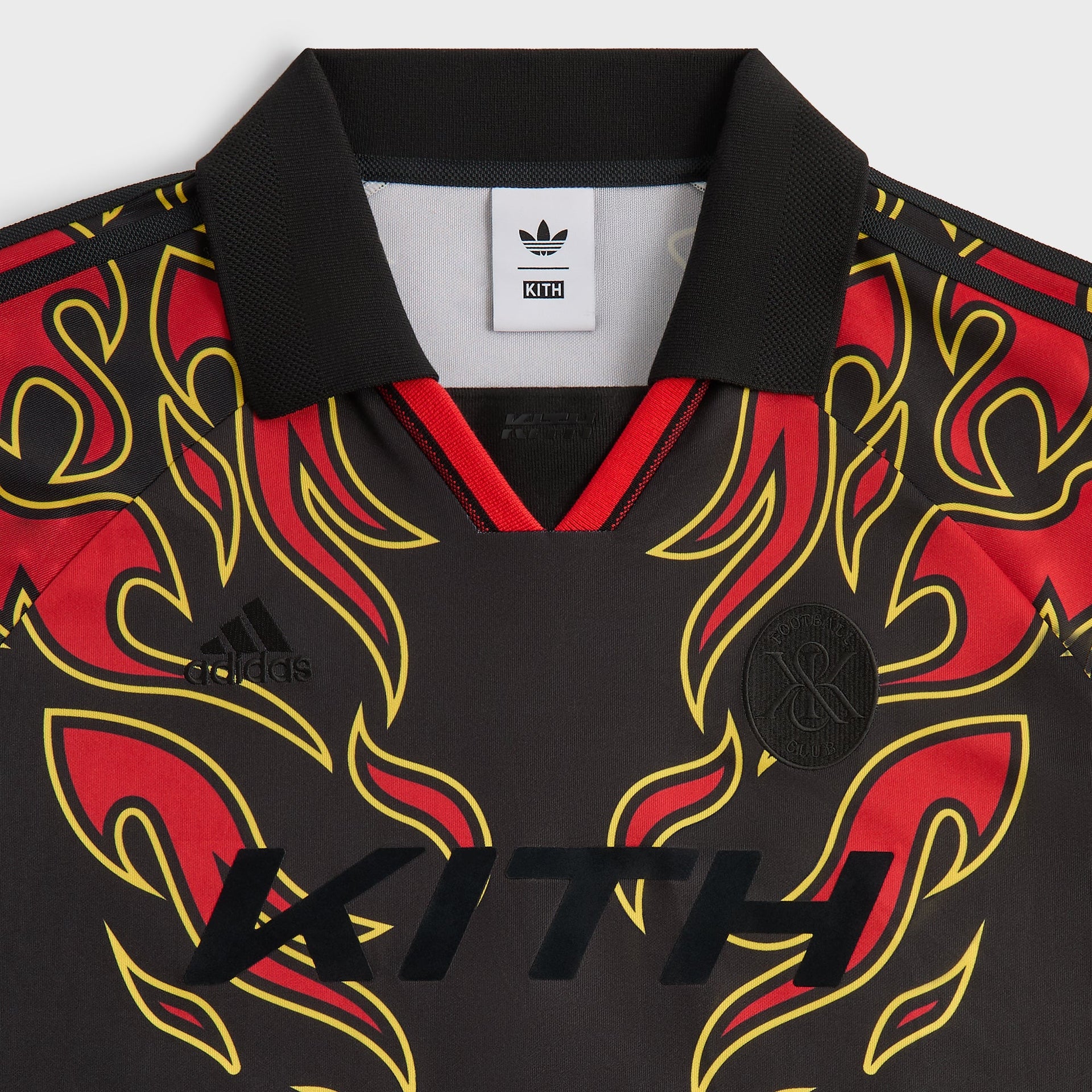 Kith for adidas Football Flame Soccer Jersey - Black