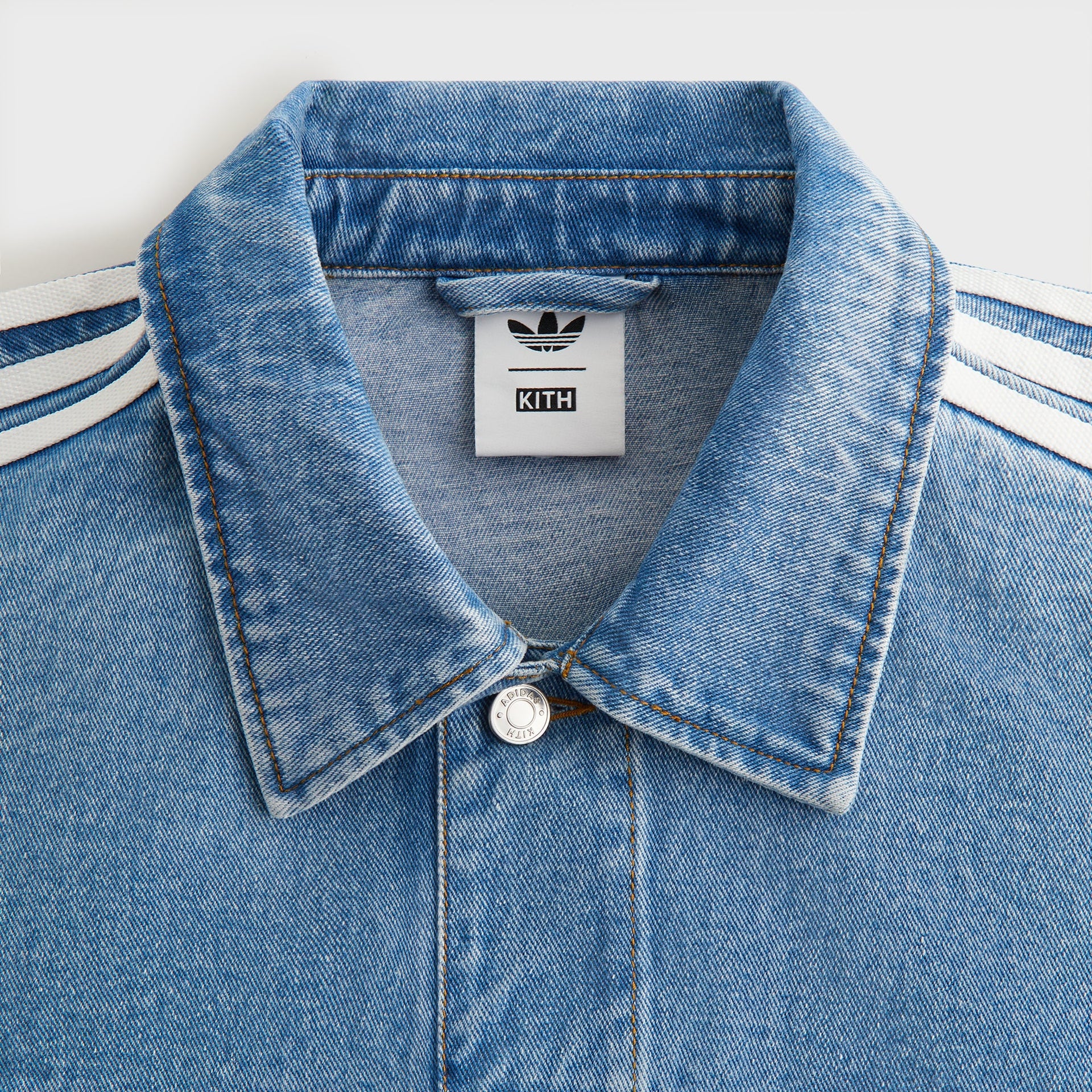 Kith for adidas Football Denim Jacket - Blue