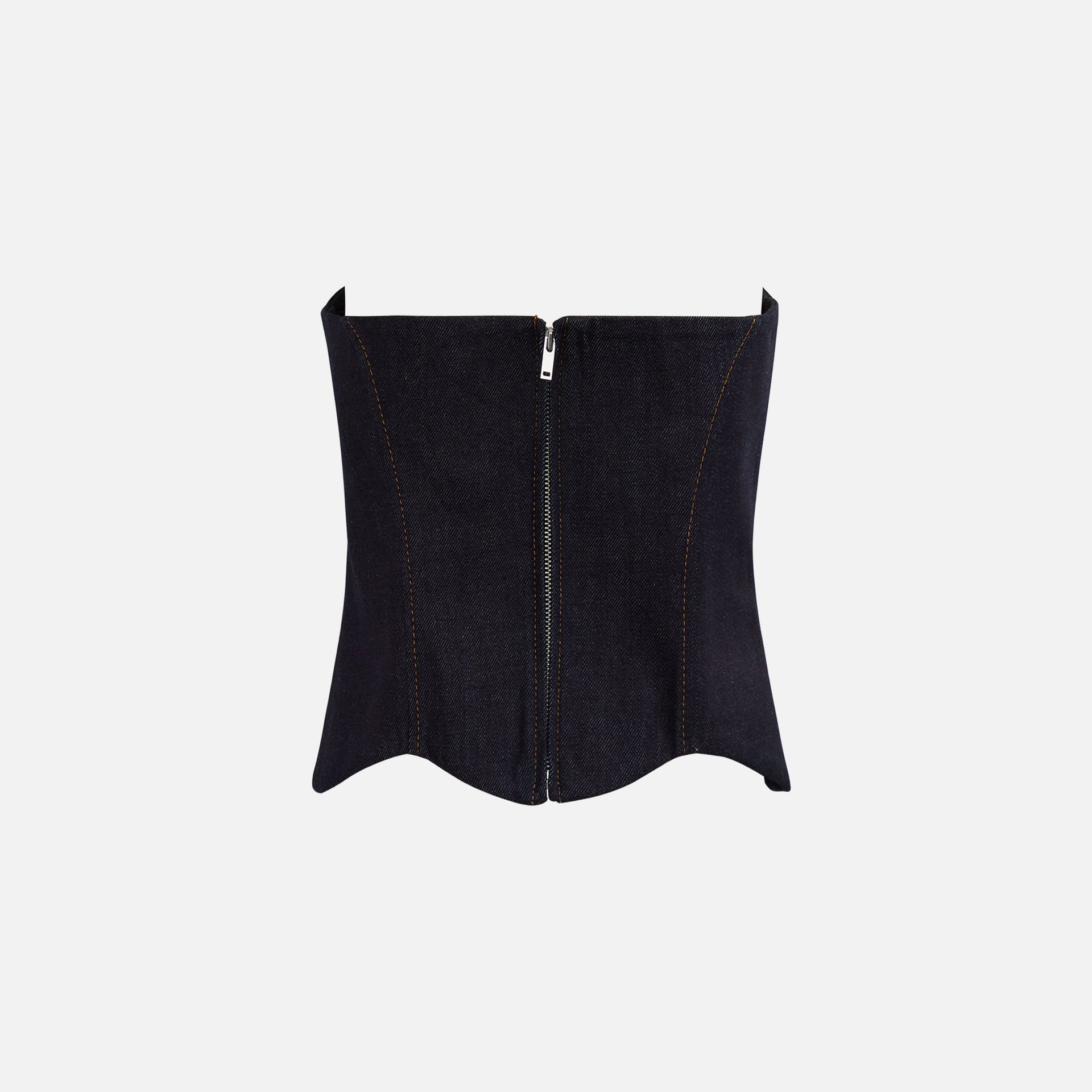 Top en denim Aya Muse Hyn - Noir