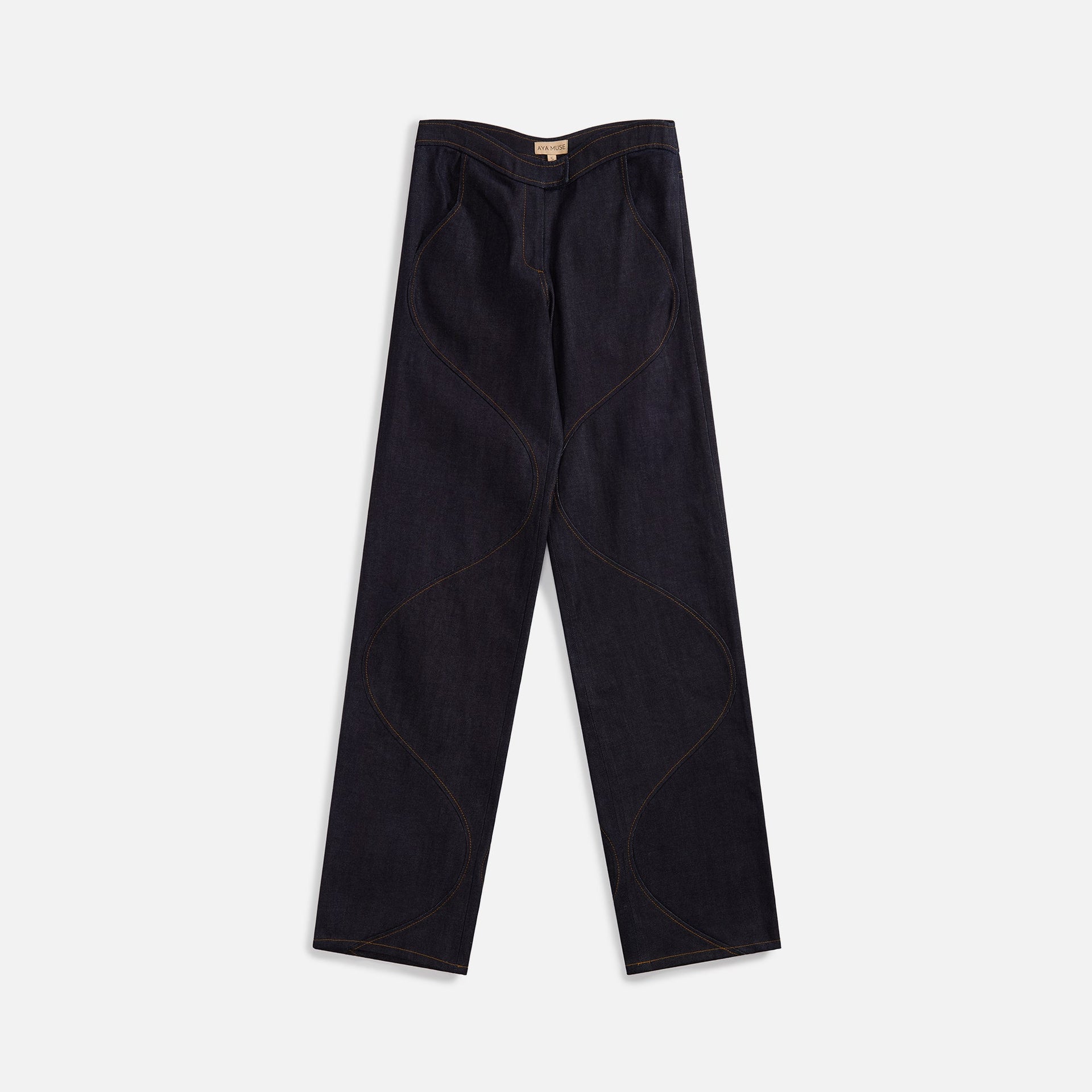 Aya Muse Hyn Pantalon Denim - Noir
