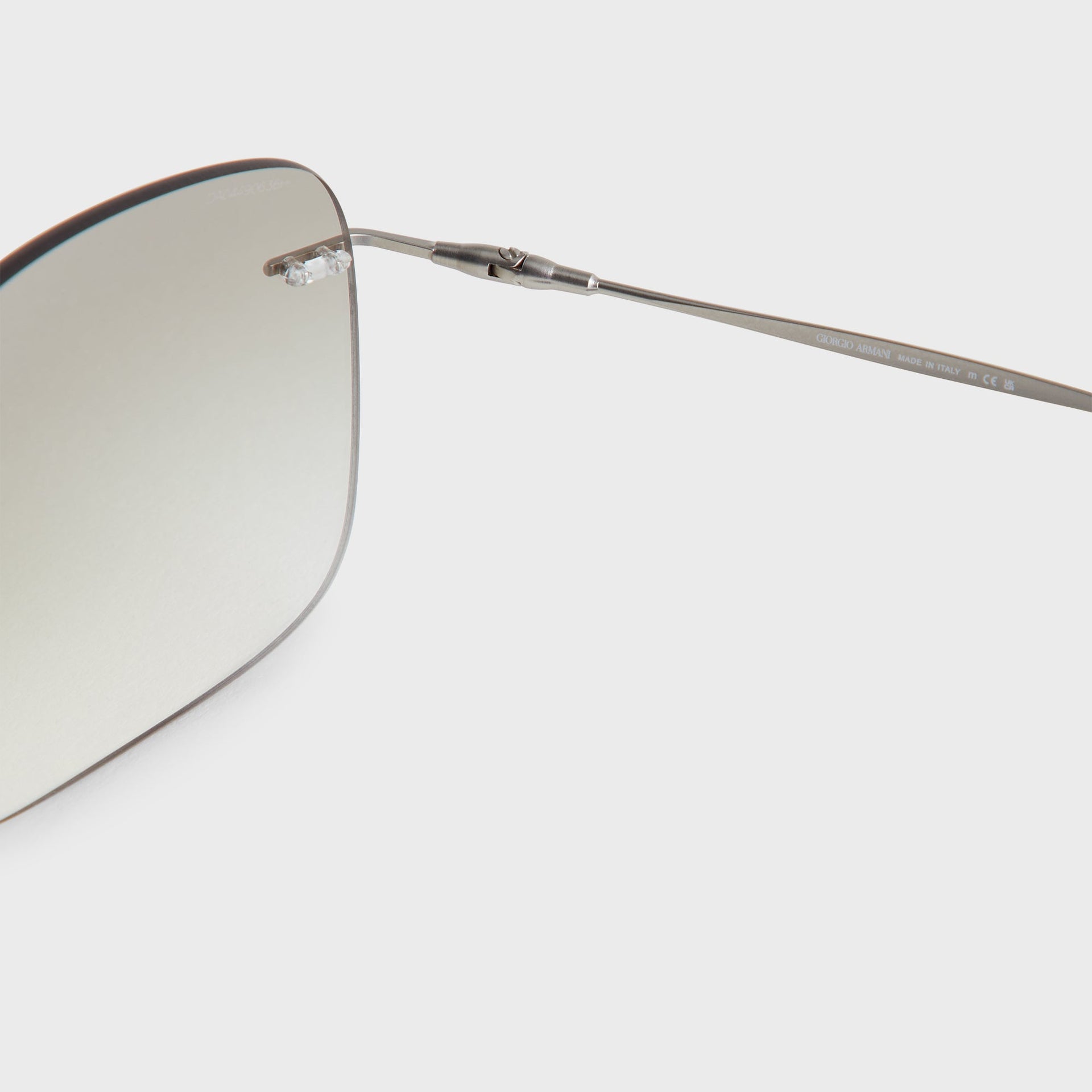 Giorgio Armani & Kith Pillow Sunglasses - Concrete