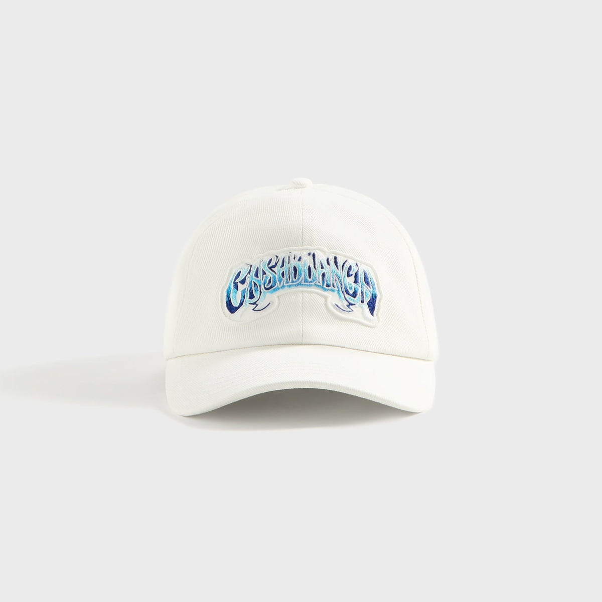 Casablanca Blue Gradient Fade Logo Patch Cap in White