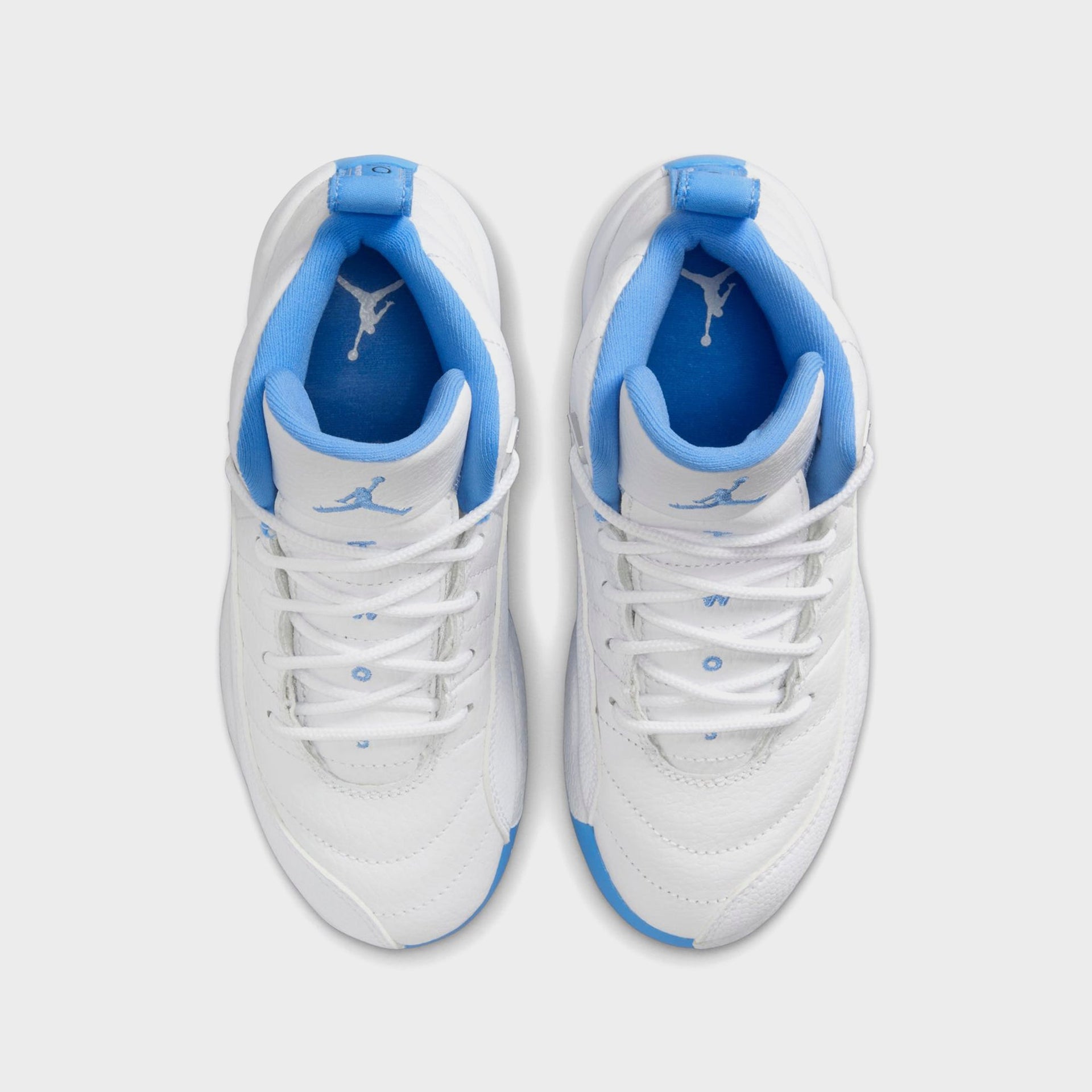 Nike Pre-School Jordan 12 Retro - White / Metallic Silver / University Blue