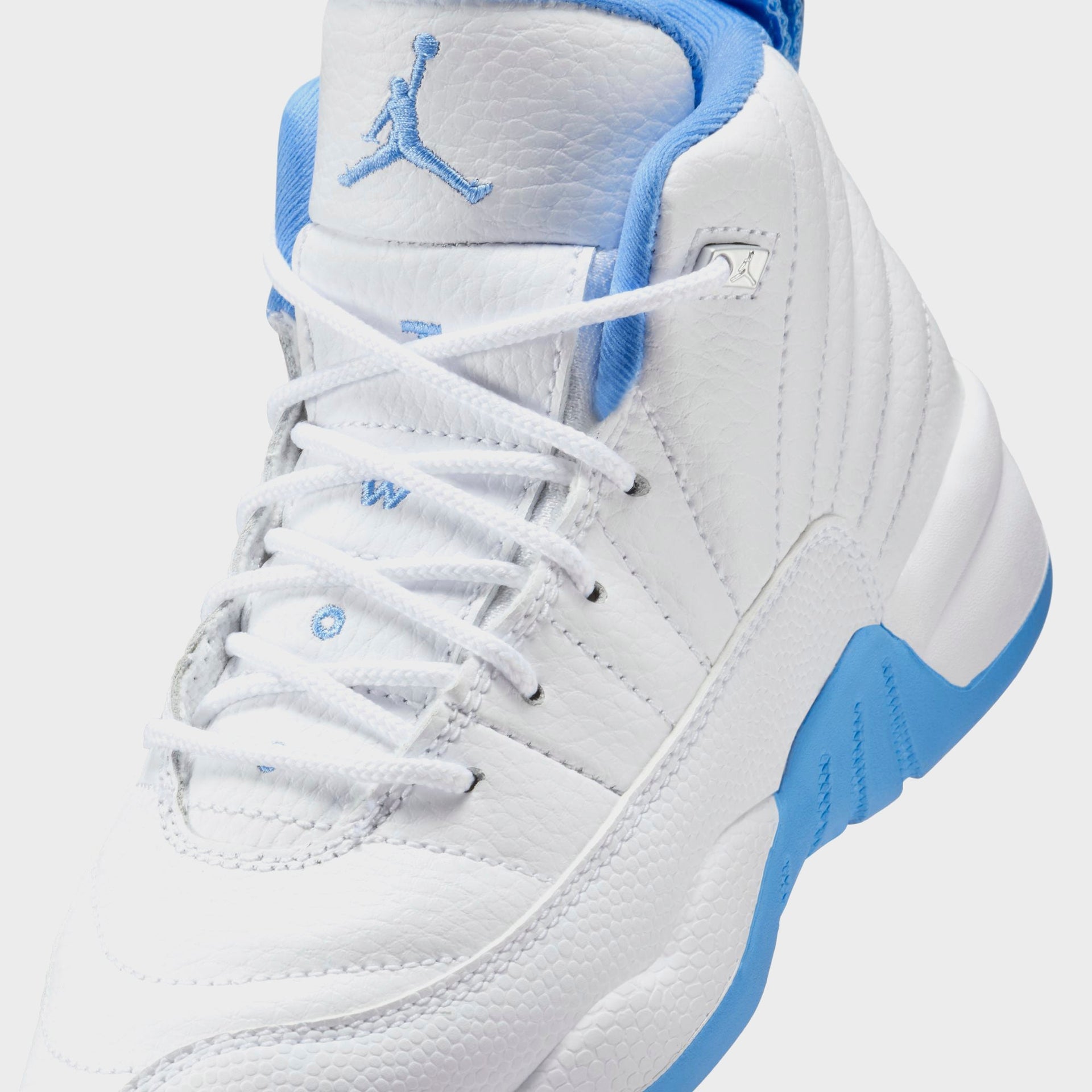 Nike Pre-School Jordan 12 Retro - White / Metallic Silver / University Blue