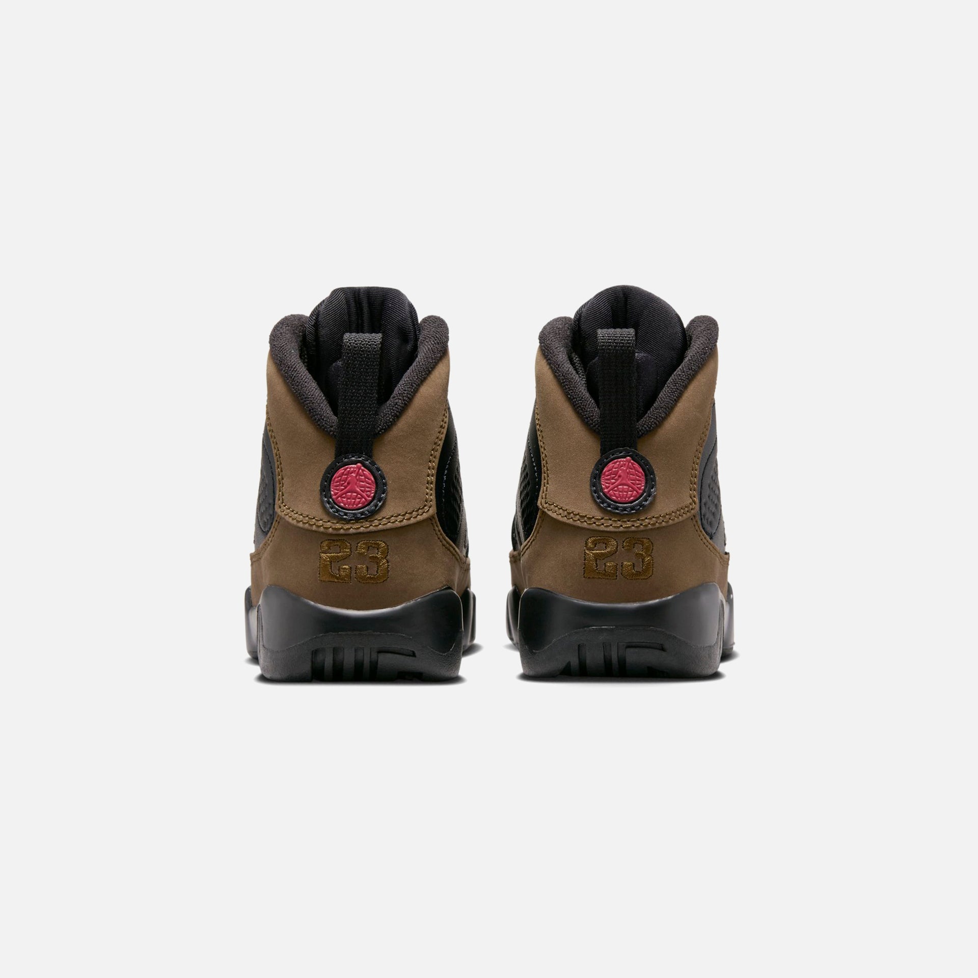Jordan PS Air Jordan 9 Retro - Noir / Olive clair / Rouge universitaire