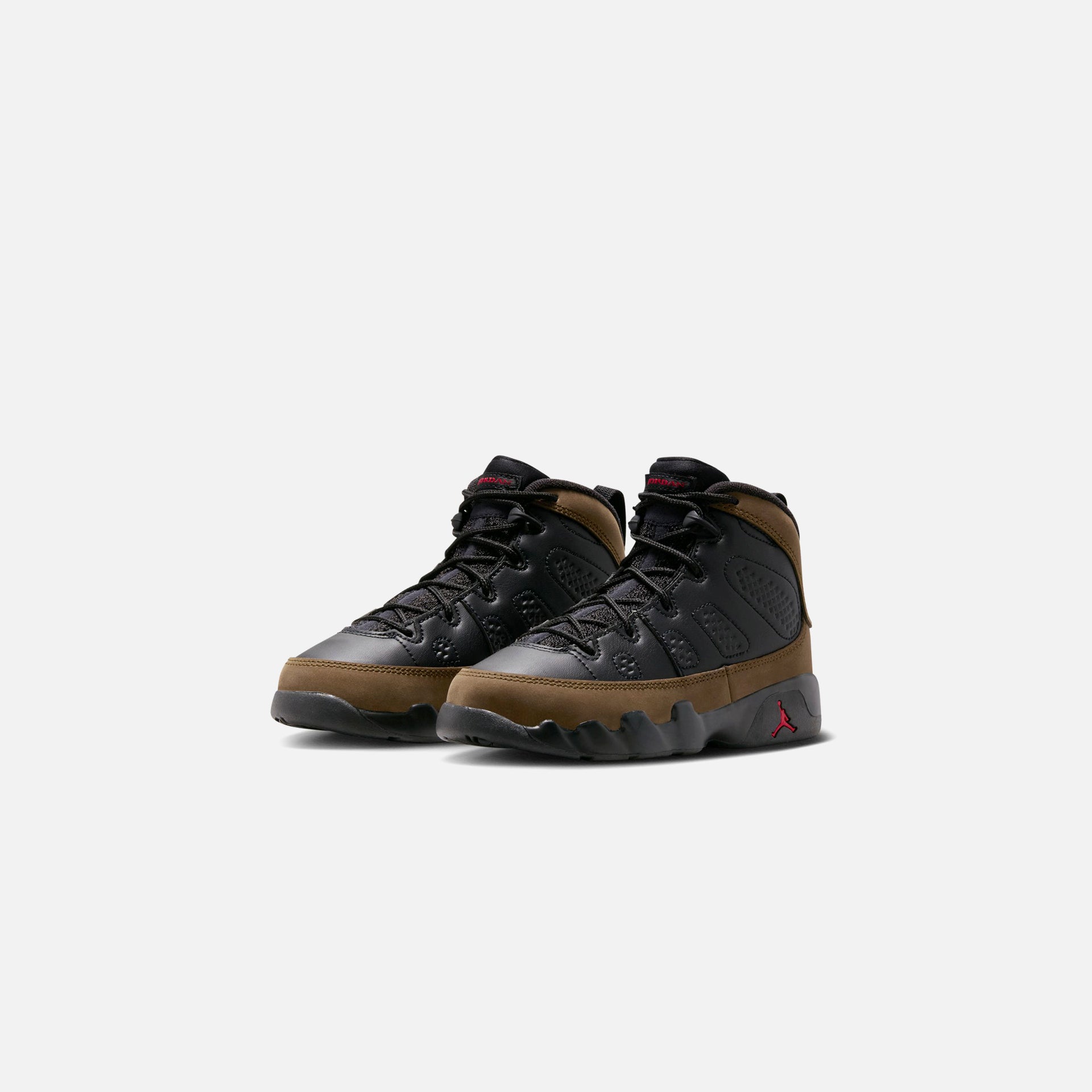 Jordan PS Air Jordan 9 Retro - Noir / Olive clair / Rouge universitaire