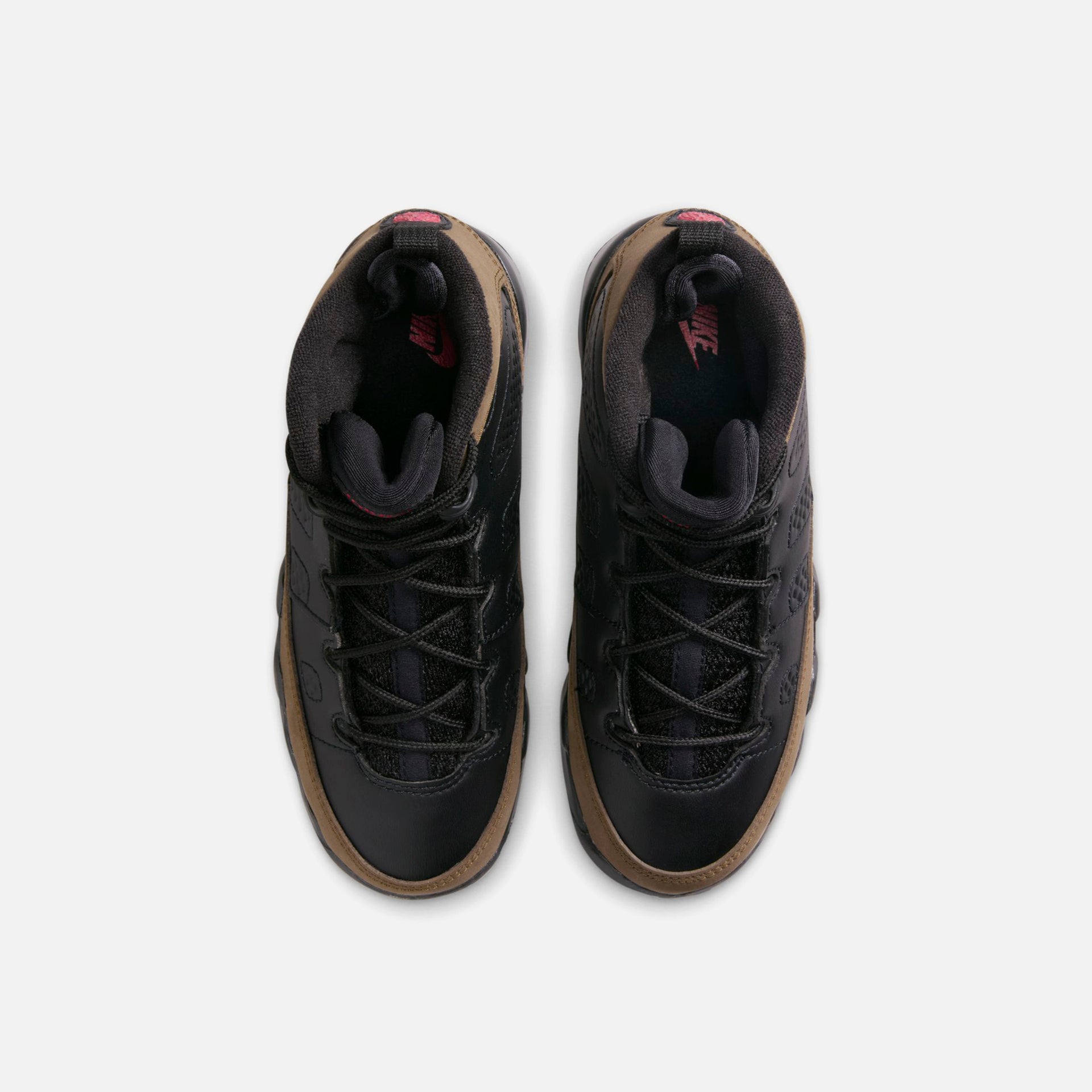 Jordan PS Air Jordan 9 Retro - Noir / Olive clair / Rouge universitaire
