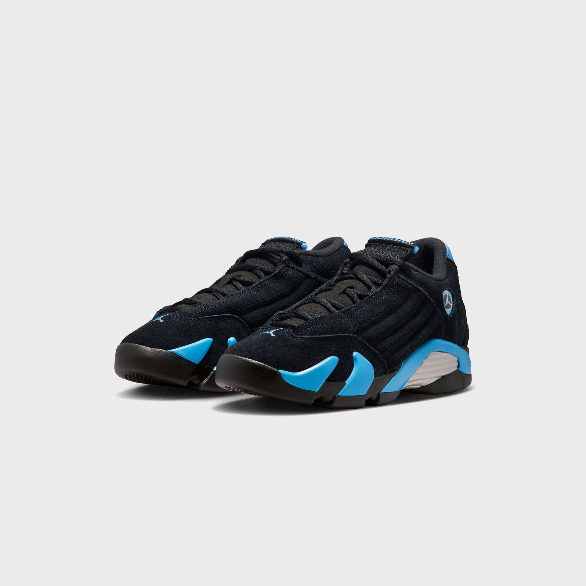 Jordan GS Air Jordan 14 Retro - Black / White / University Blue / Metallic Silver