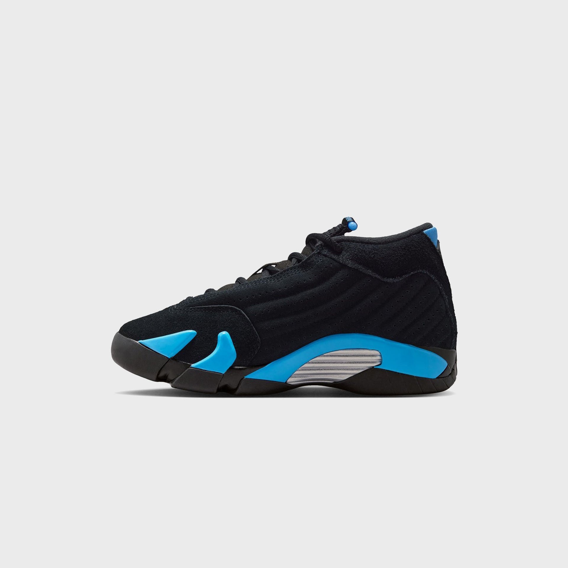Jordan GS Air Jordan 14 Retro - Black / White / University Blue / Metallic Silver