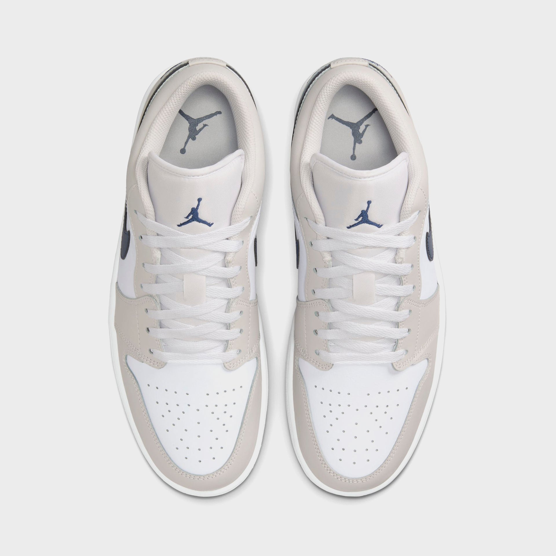 Nike Air Jordan 1 Low - White / Midnight Navy / Neutral Grey