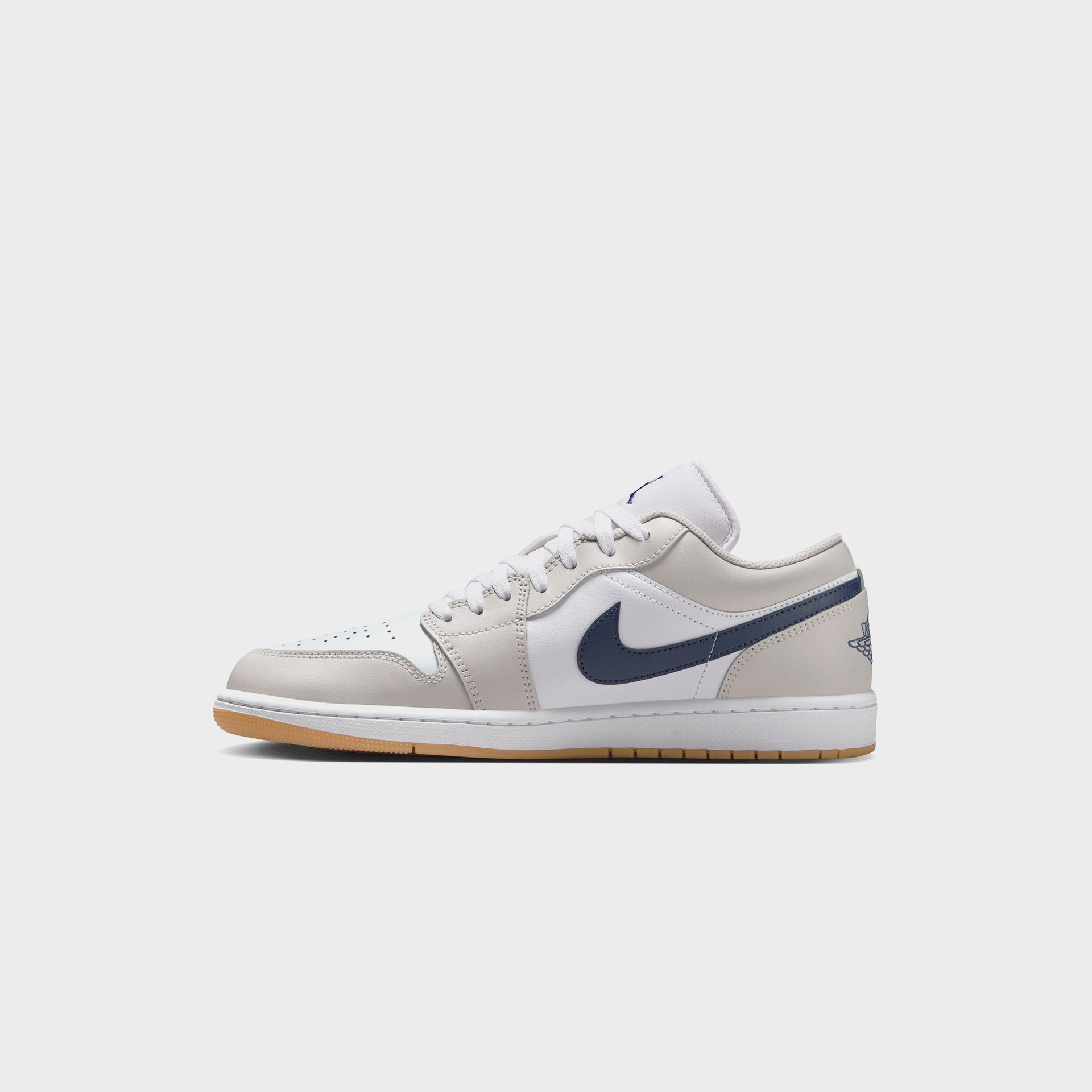 Nike Air Jordan 1 Low - White / Midnight Navy / Neutral Grey