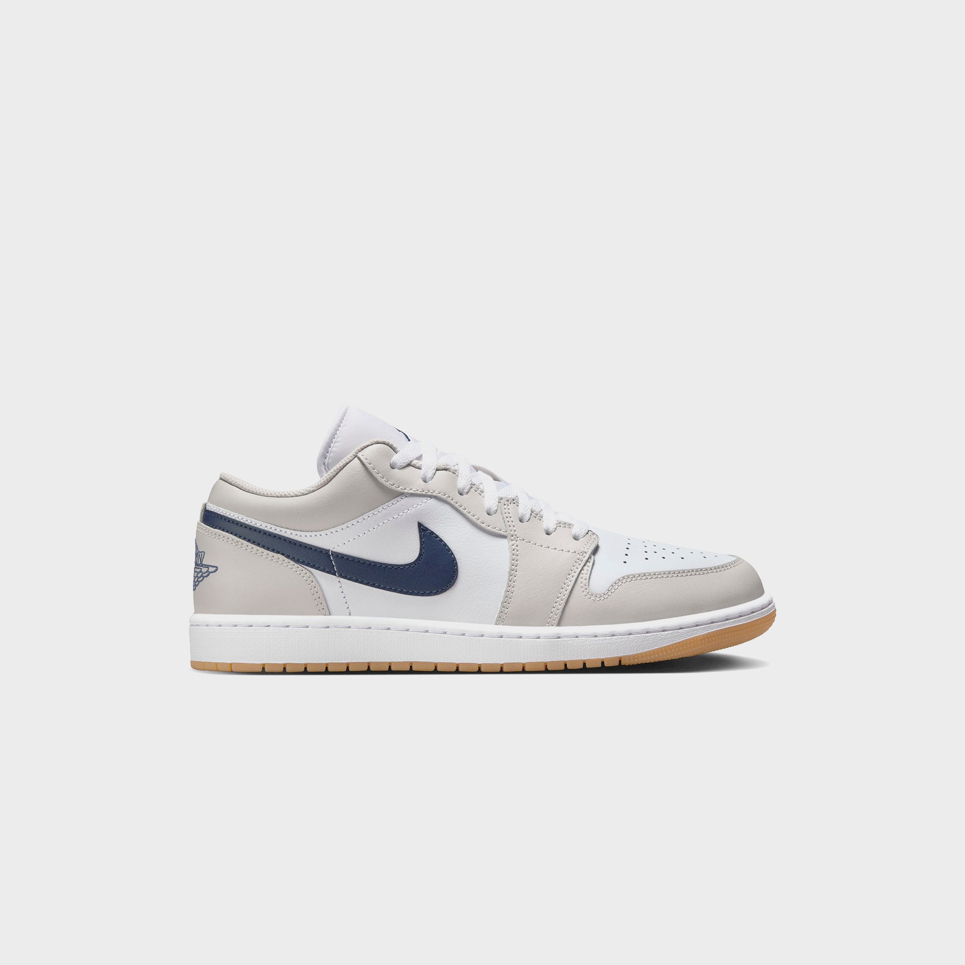 Nike Air Jordan 1 Low - White / Midnight Navy / Neutral Grey