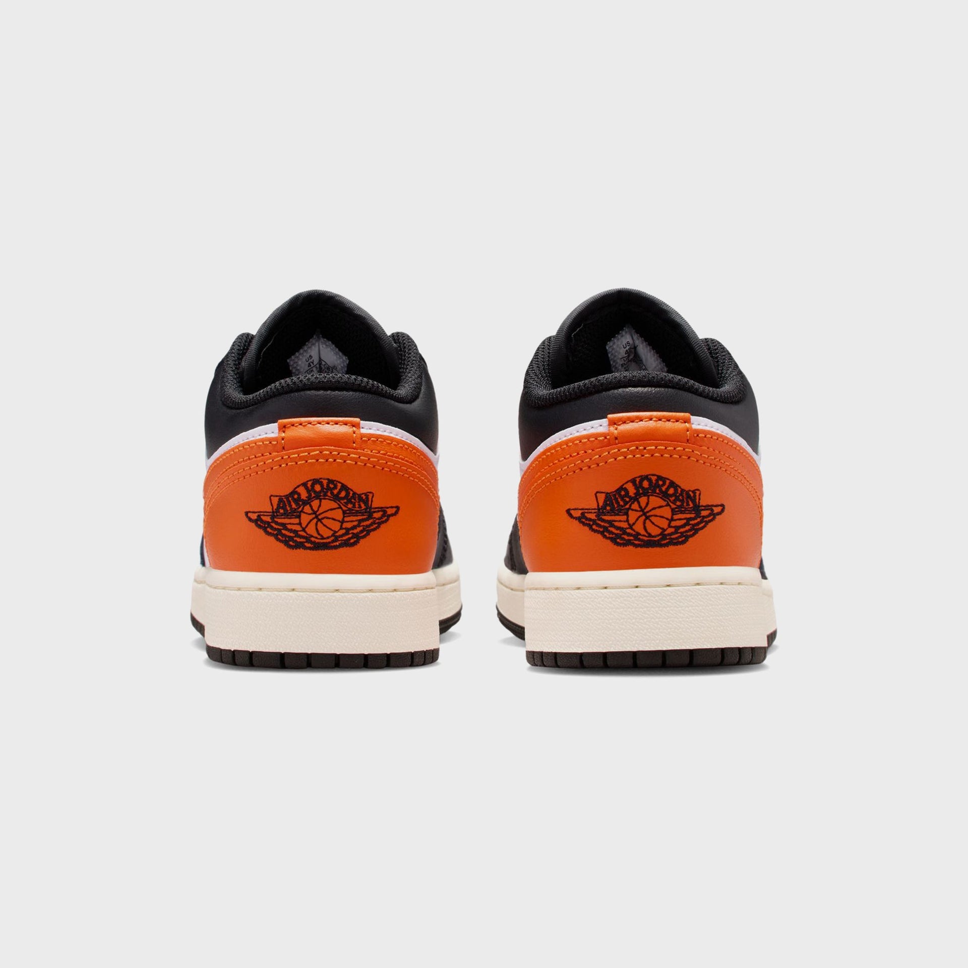Jordan GS Air Jordan 1 Low - Black / Starfish / White / Sail
